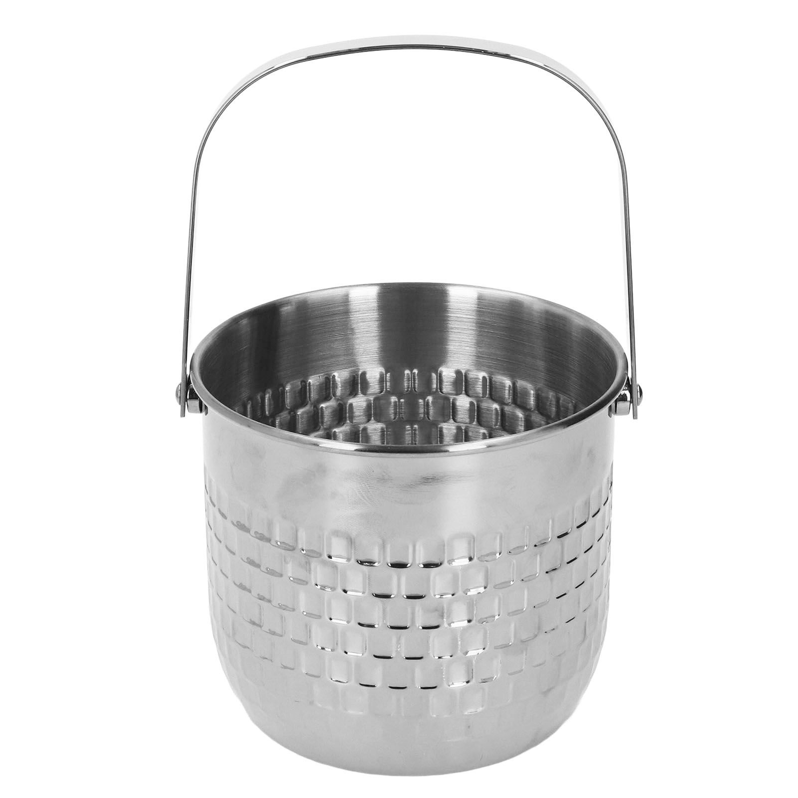 Wine Bucket Double Layer Stainless Steel Insulated Ice Wine Bucket for KTV Bar