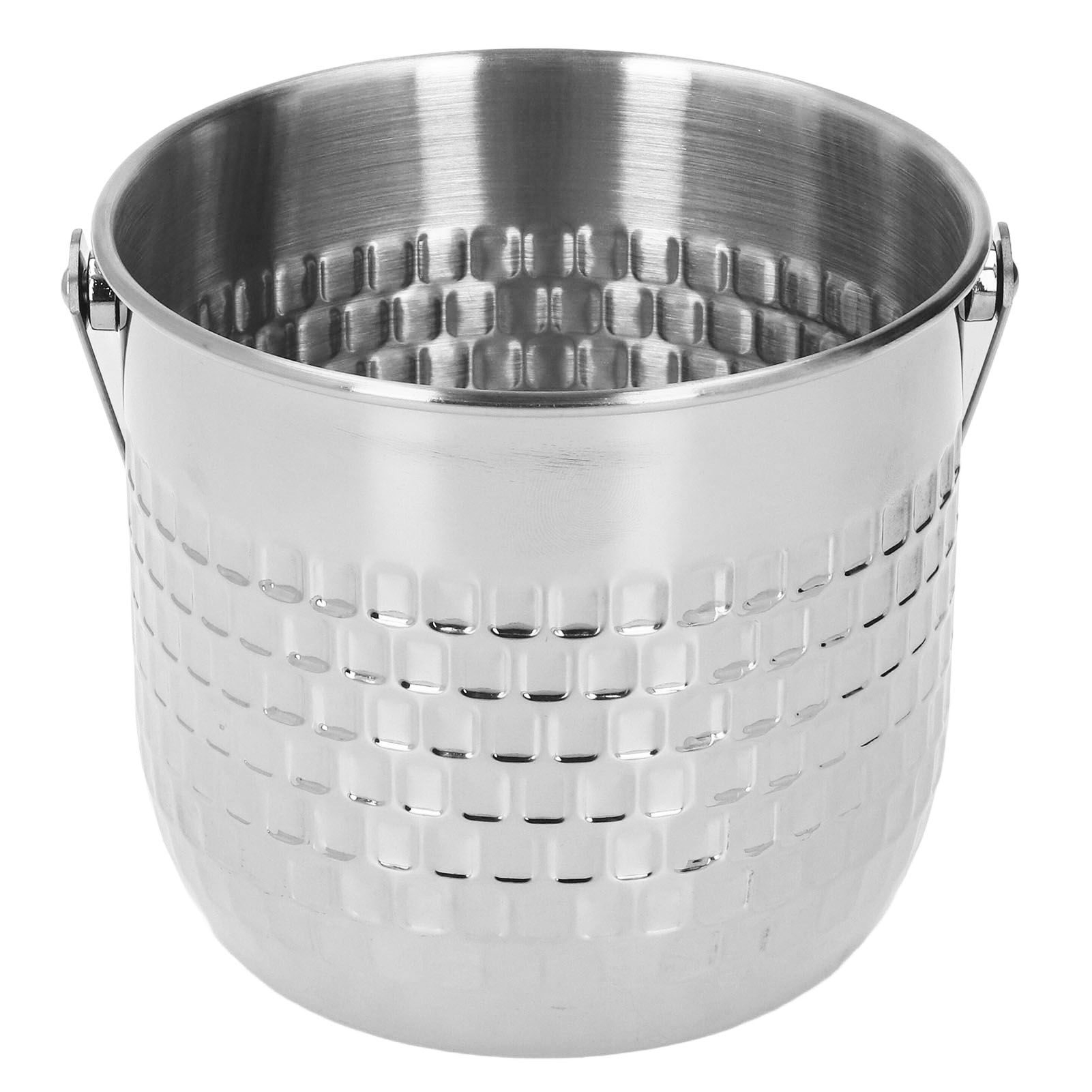 Wine Bucket Double Layer Stainless Steel Insulated Ice Wine Bucket for KTV Bar view 2