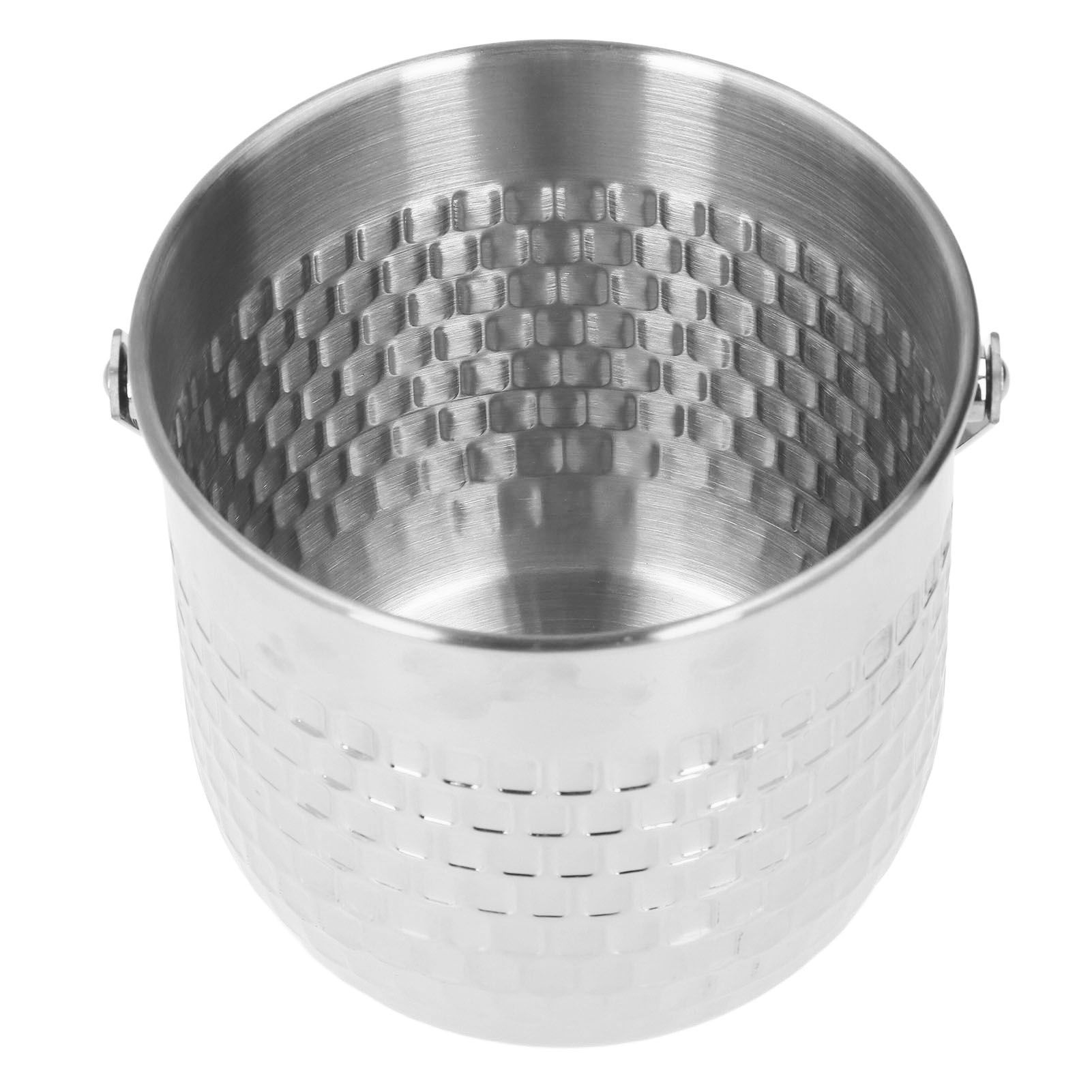 Wine Bucket Double Layer Stainless Steel Insulated Ice Wine Bucket for KTV Bar view 4