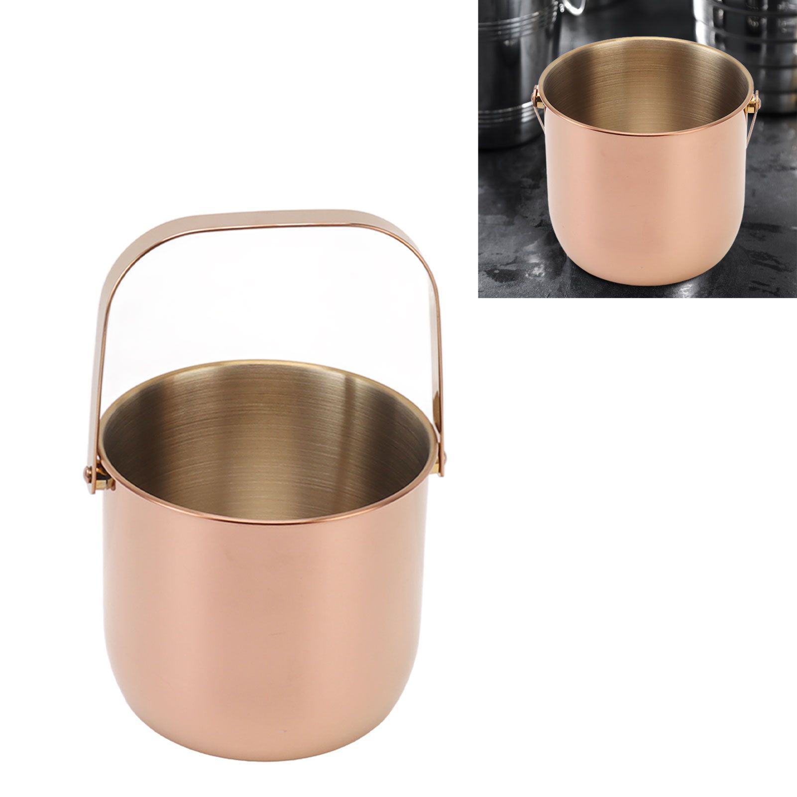 KTV Bar Commercial Thickened Ice Bucket Stainless Steel Double Insulation Ice view 12