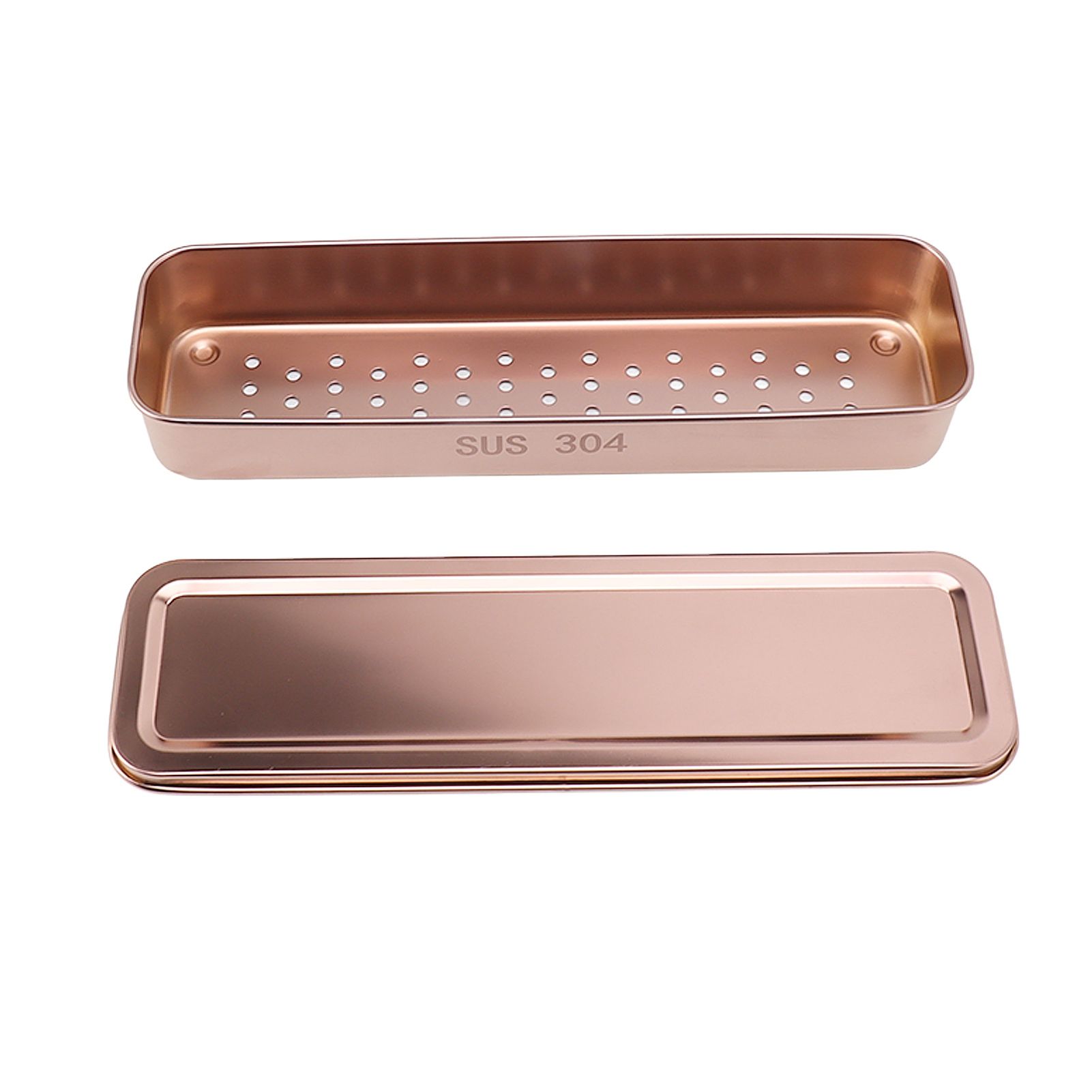 Stainless Steel Cutlery Tray Holder Kitchen Chopstick Spoon Fork Storage Box view 4