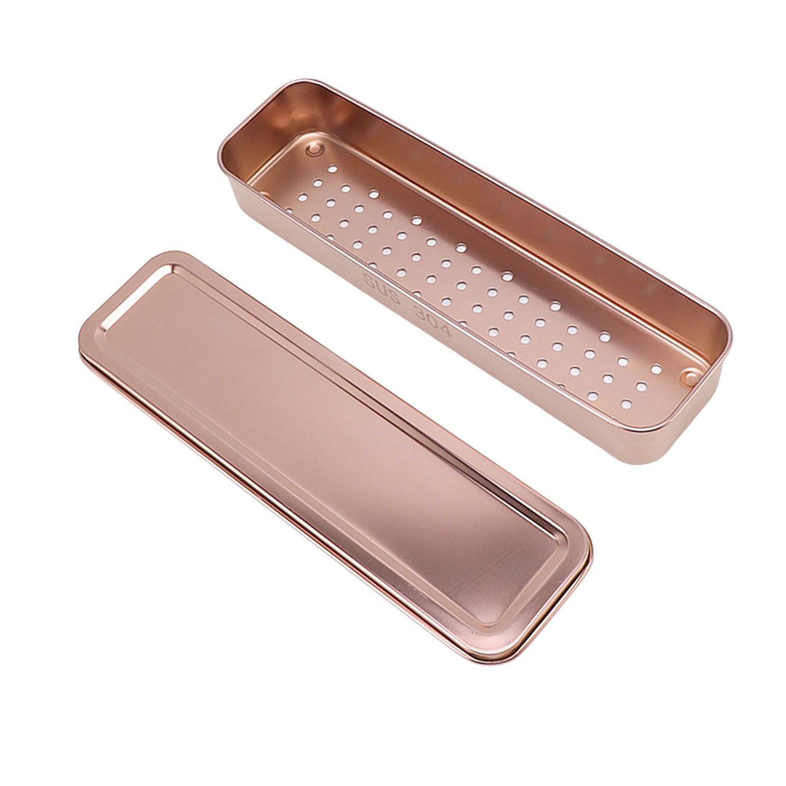 Stainless Steel Cutlery Tray Holder Kitchen Chopstick Spoon Fork Storage Box view 5