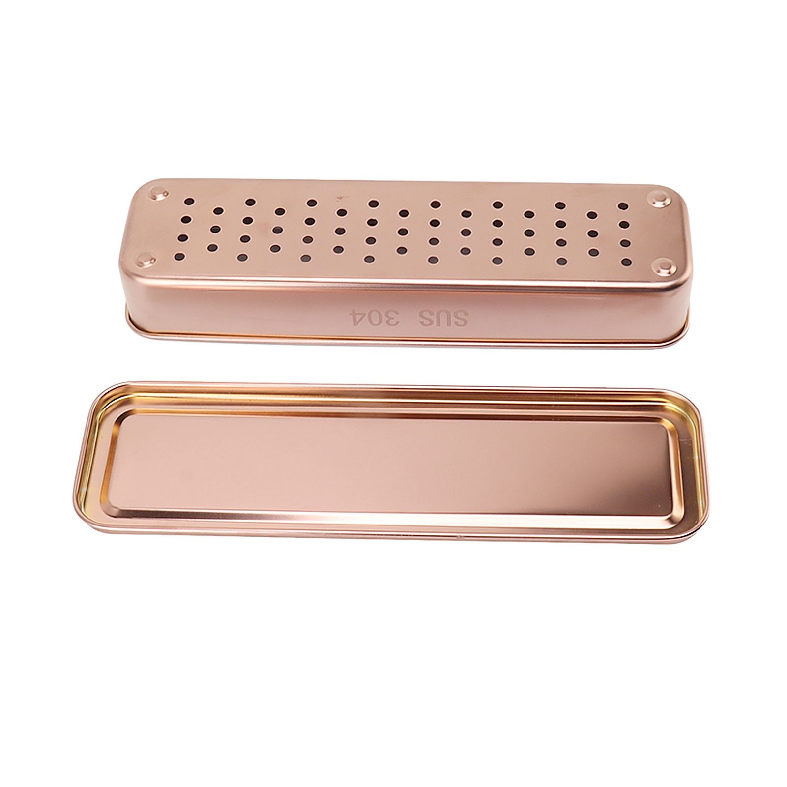 Stainless Steel Cutlery Tray Holder Kitchen Chopstick Spoon Fork Storage Box view 8