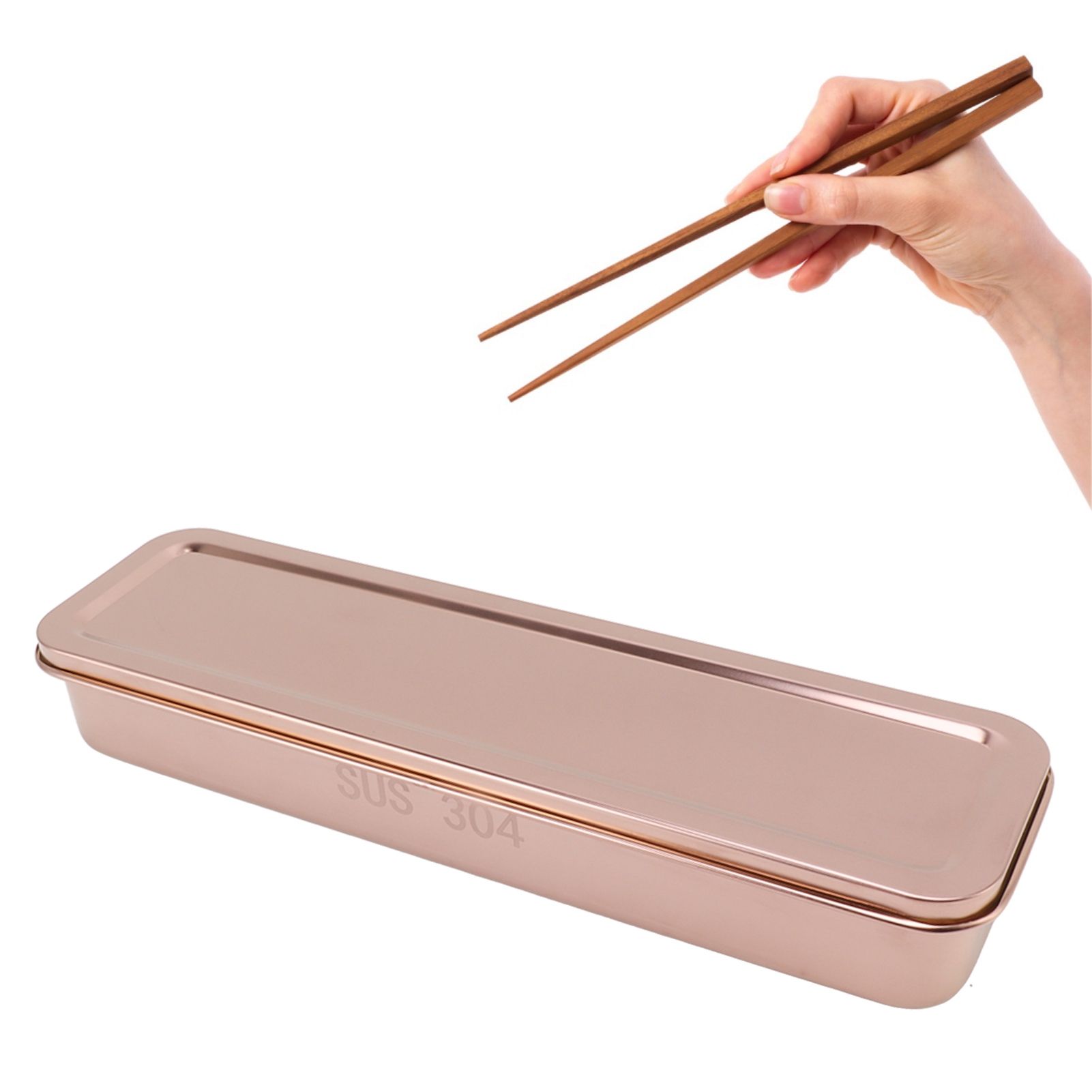 Stainless Steel Cutlery Tray Holder Kitchen Chopstick Spoon Fork Storage Box view 11