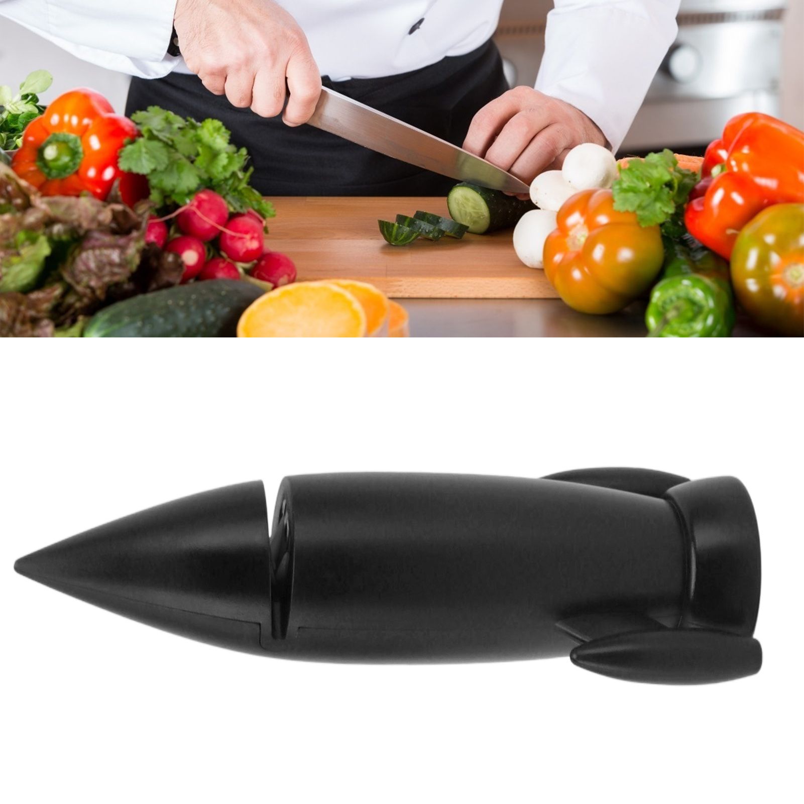 Knife Sharpener Creative Ceramic Handheld Manual Knife Sharpener for Kitchen view 15