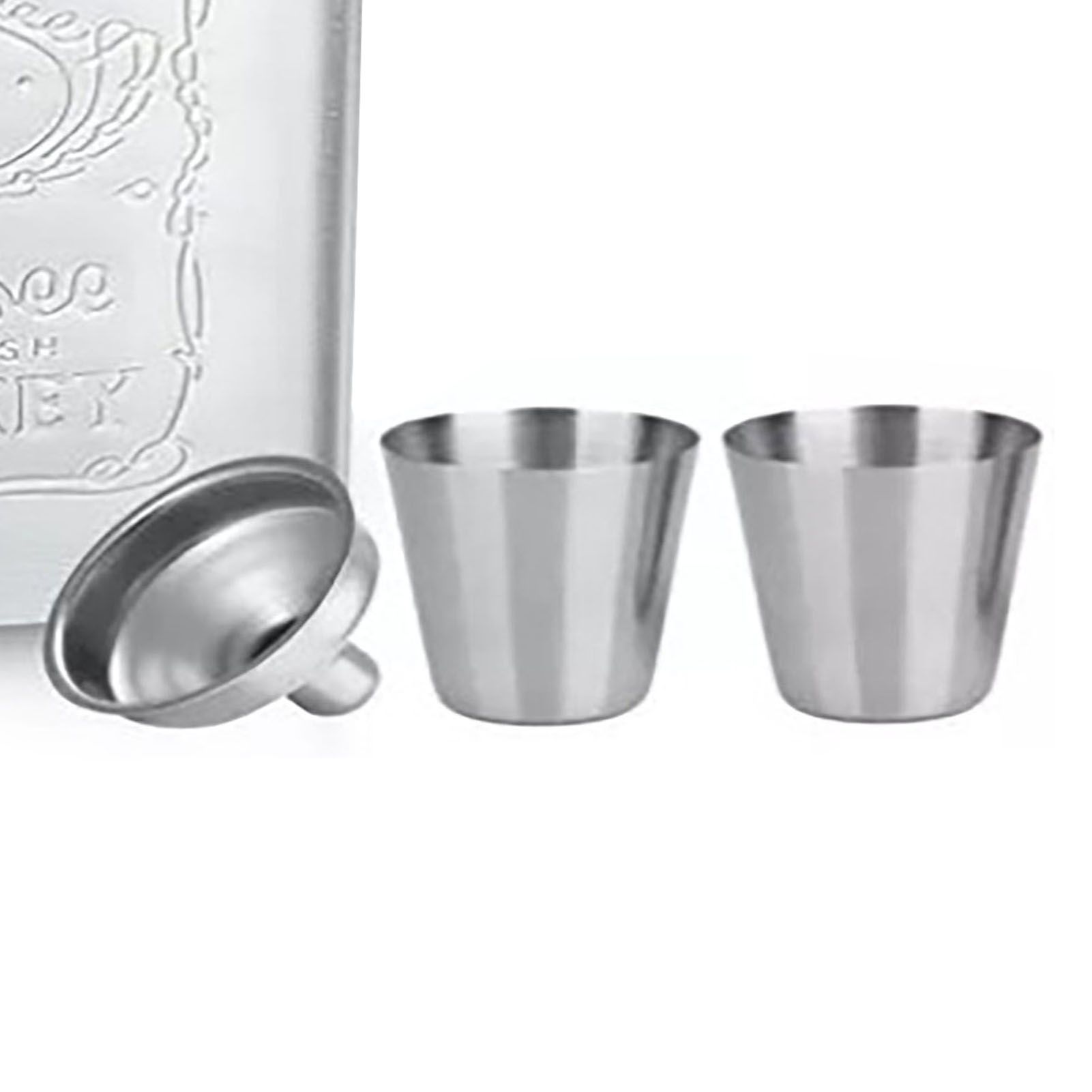 Hip Flask Portable Leak Proof Stainless Steel Whisky Hip Flask with Funnel for view 12