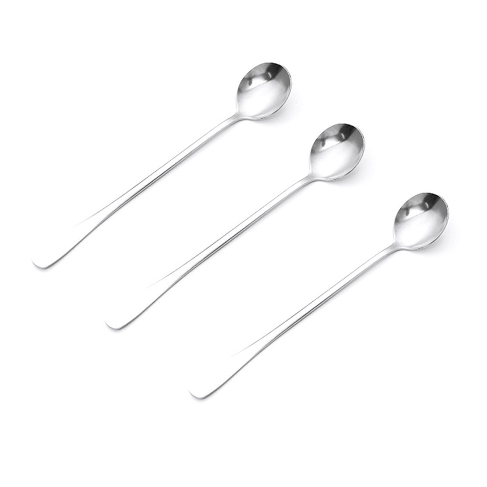 Long Handle Spoons Stainless Steel Elegant Multi Functional Stirring Spoons
