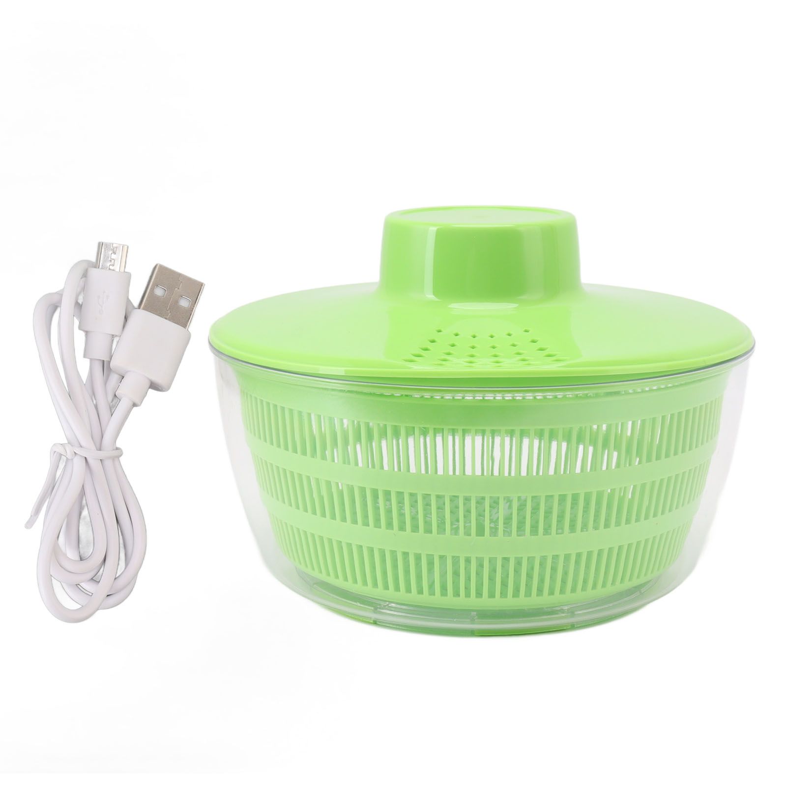 Electric Drainer Double Layer Multifunctional Automatic Food Spinner Household