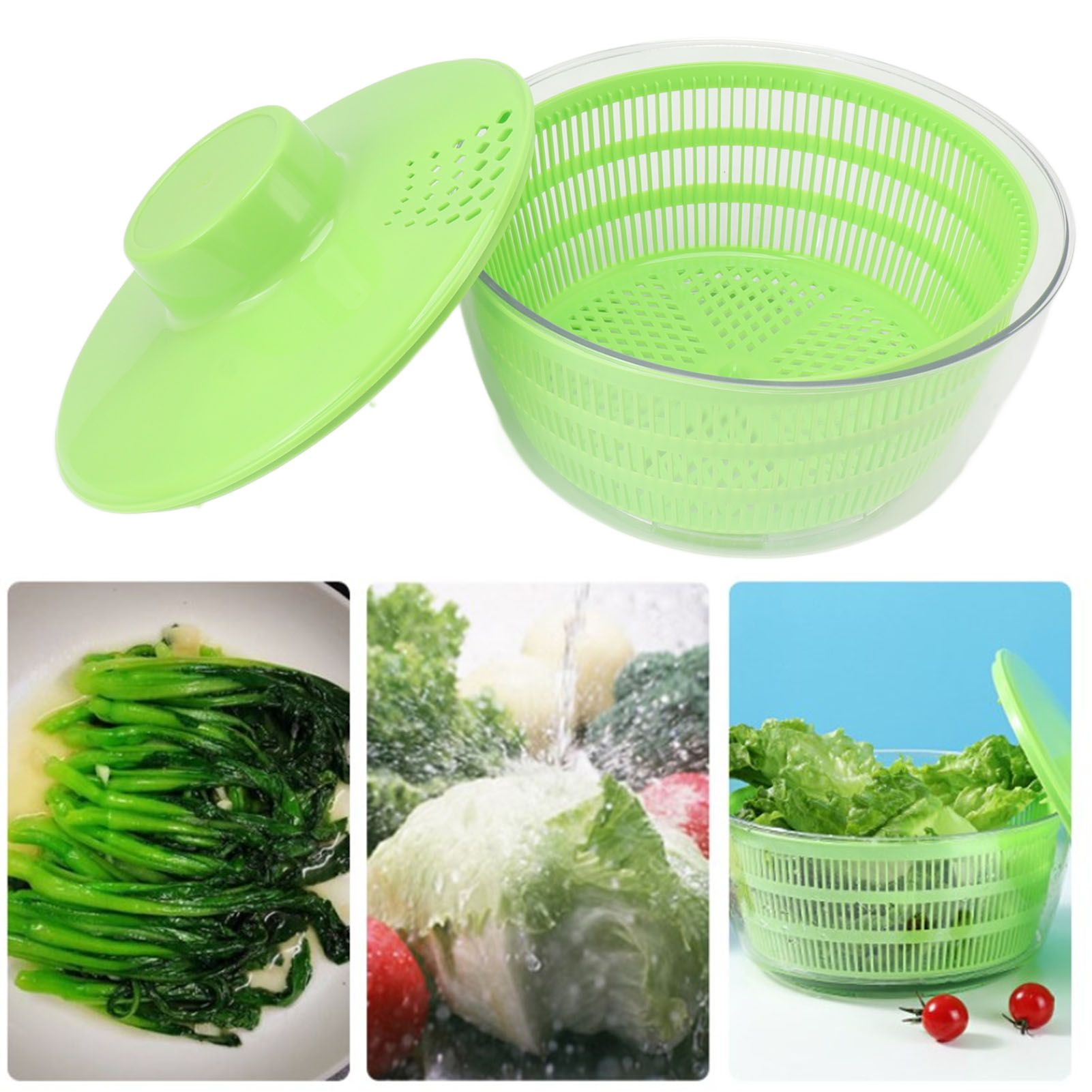 Electric Drainer Double Layer Multifunctional Automatic Food Spinner Household view 11