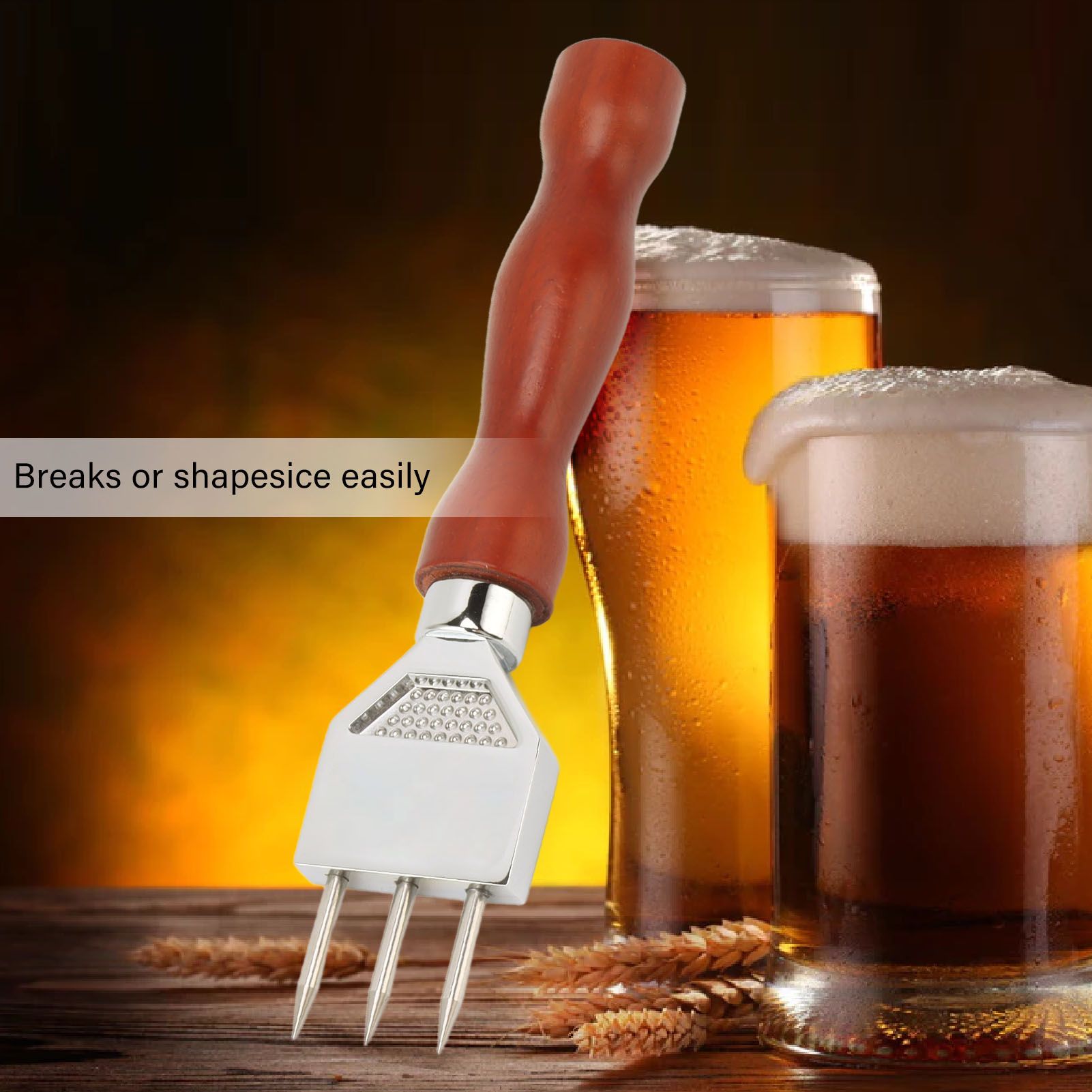 Stainless Steel Ice Chisel Chipper Stable Practical Bar Ice Crusher Chisel view 12