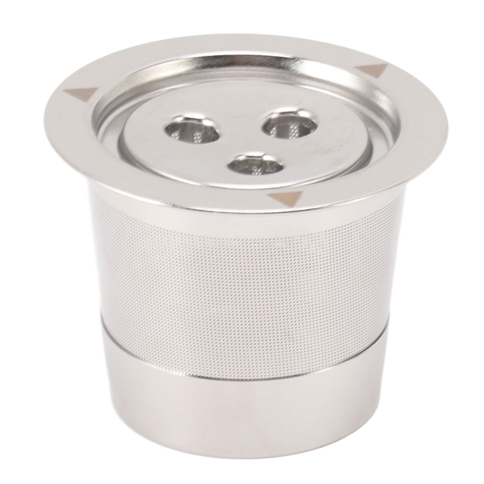 Coffee Capsule Filter Reusable Refillable Stainless Steel 3 Hole Coffee view 2