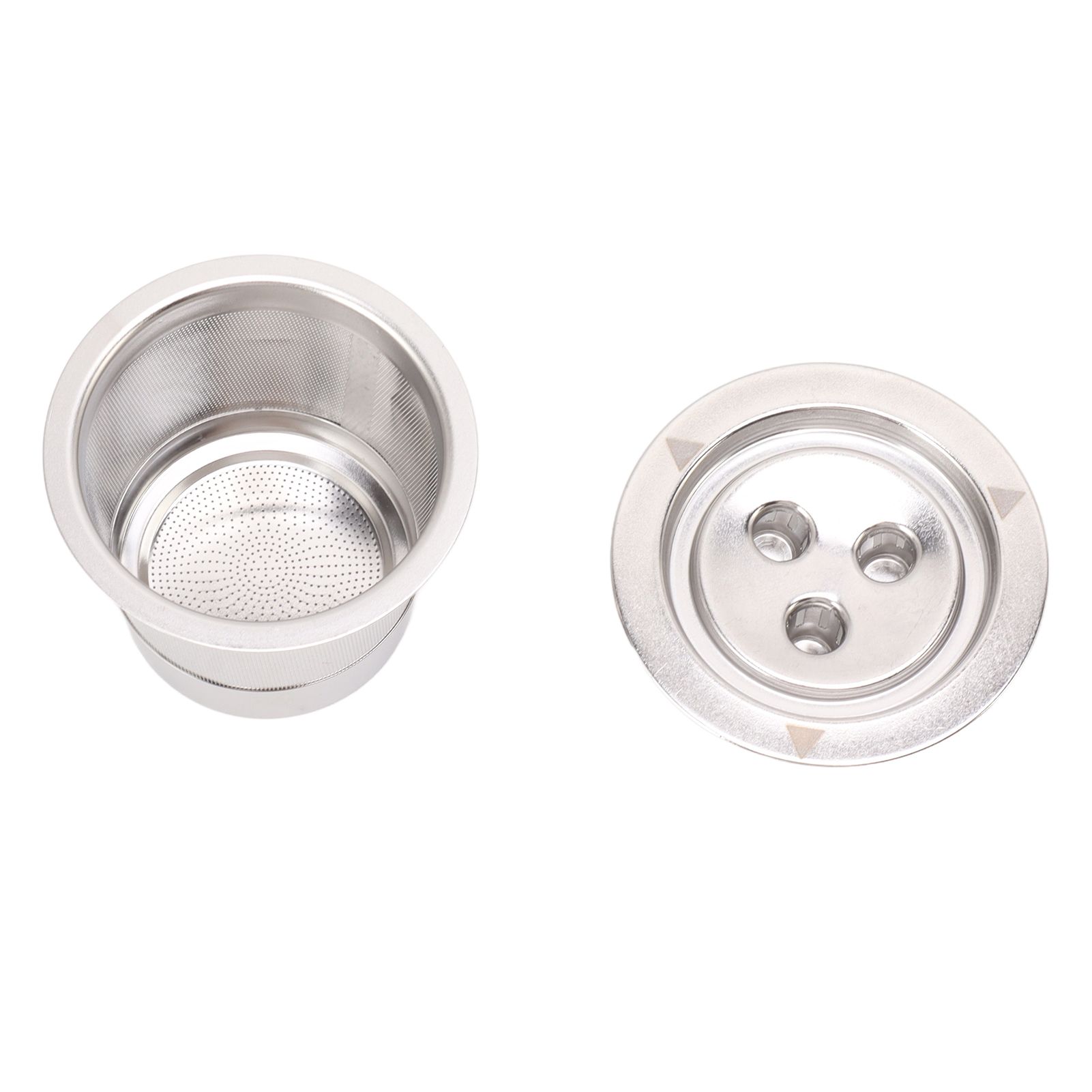 Coffee Capsule Filter Reusable Refillable Stainless Steel 3 Hole Coffee view 4