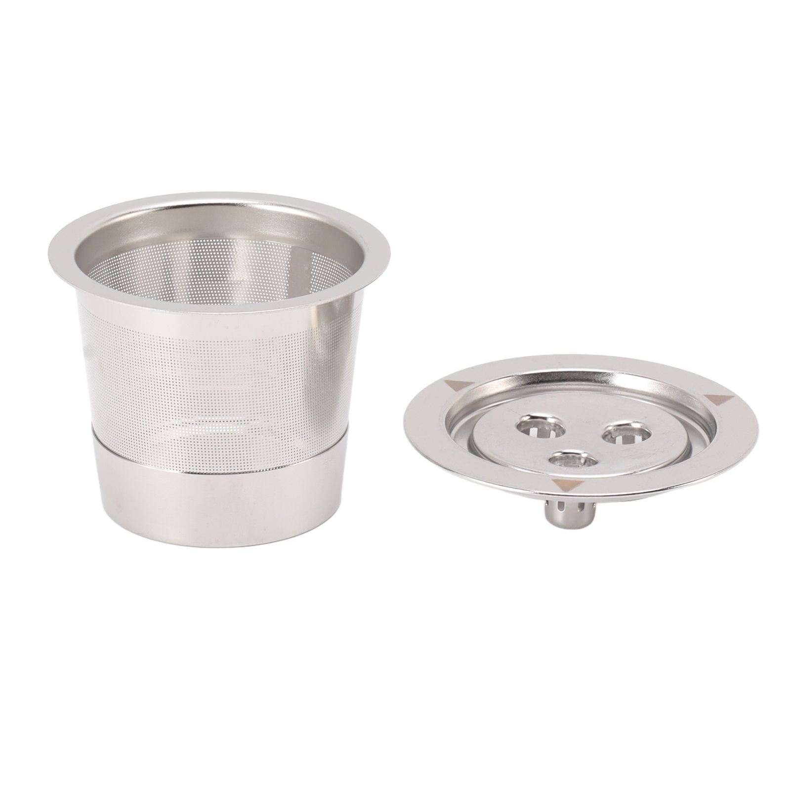 Coffee Capsule Filter Reusable Refillable Stainless Steel 3 Hole Coffee view 5