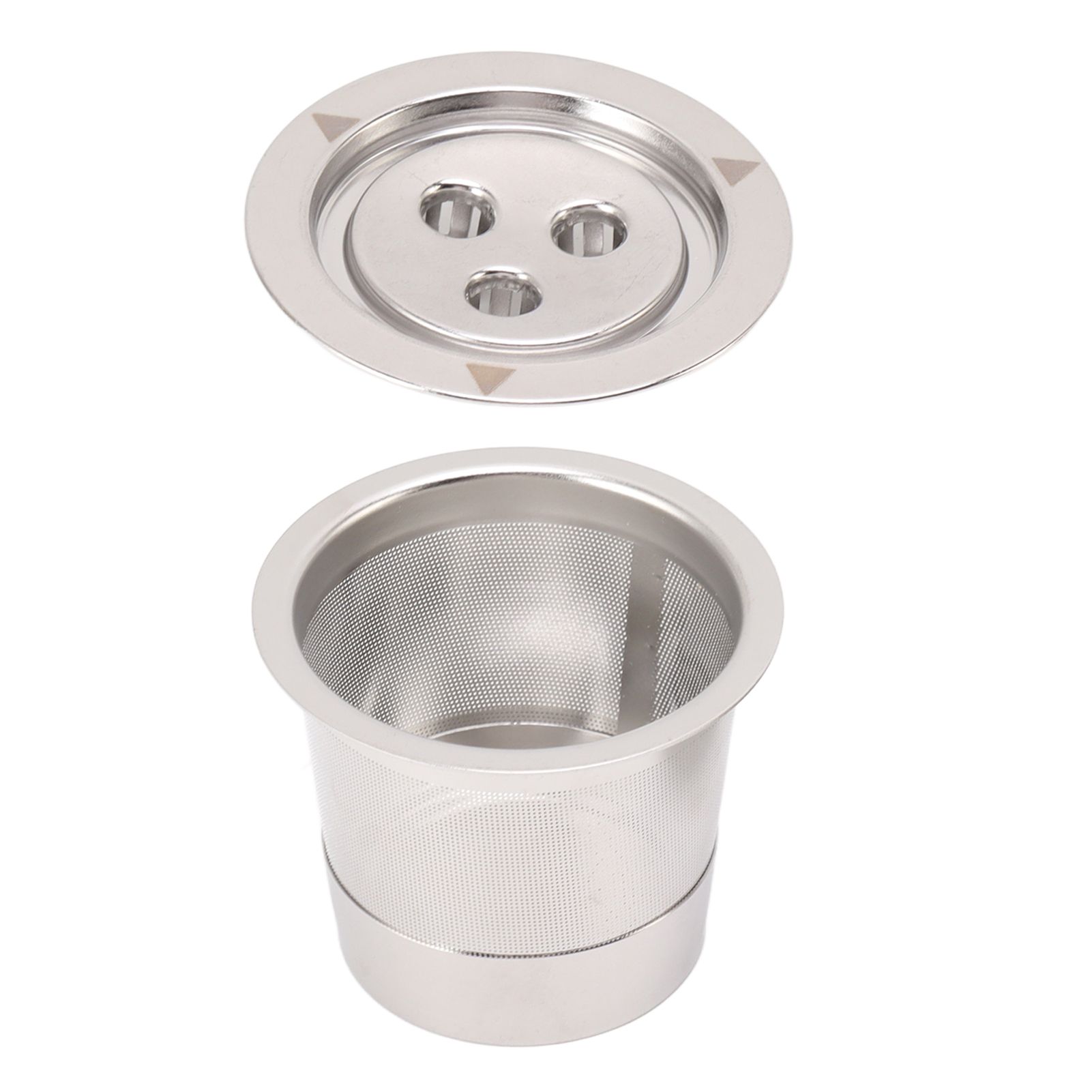 Coffee Capsule Filter Reusable Refillable Stainless Steel 3 Hole Coffee view 8