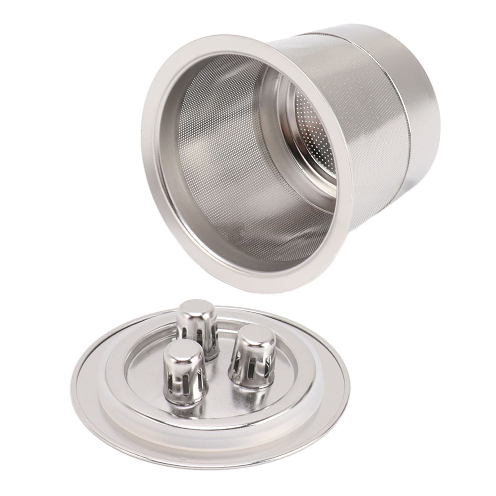 Coffee Capsule Filter Reusable Refillable Stainless Steel 3 Hole Coffee view 9