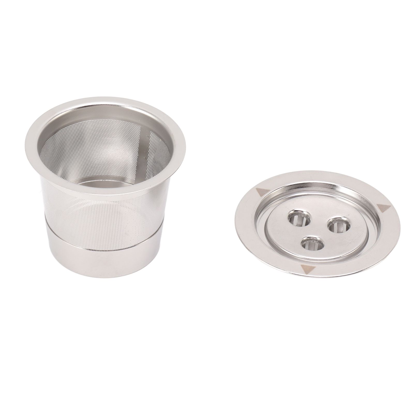 Coffee Capsule Filter Reusable Refillable Stainless Steel 3 Hole Coffee view 15