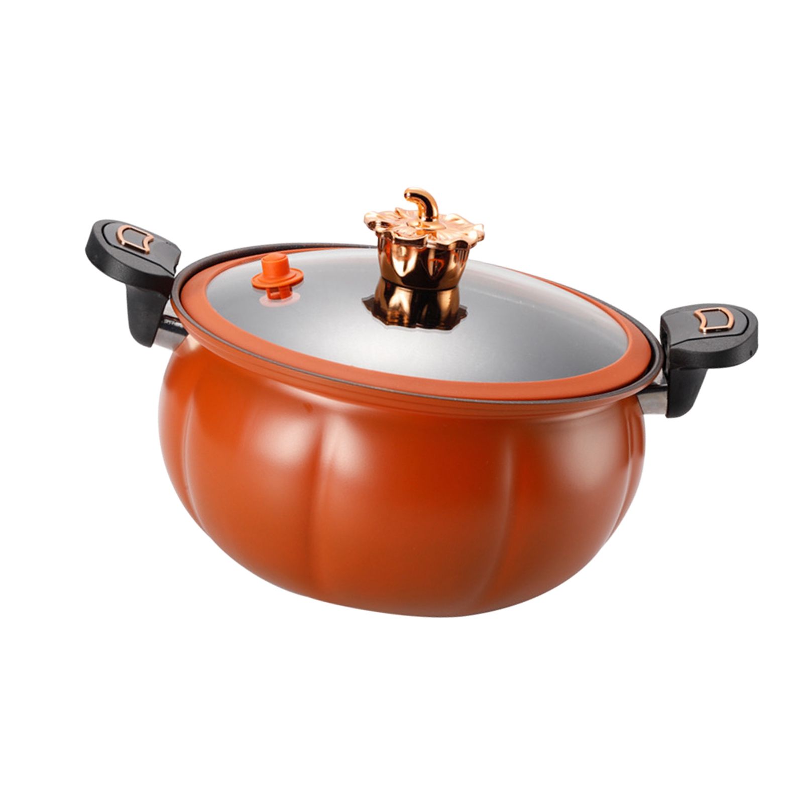 Micro Pressure Cooker Pumpkin Non Stick Multifunctional Soup Pot Gas Stove view 3