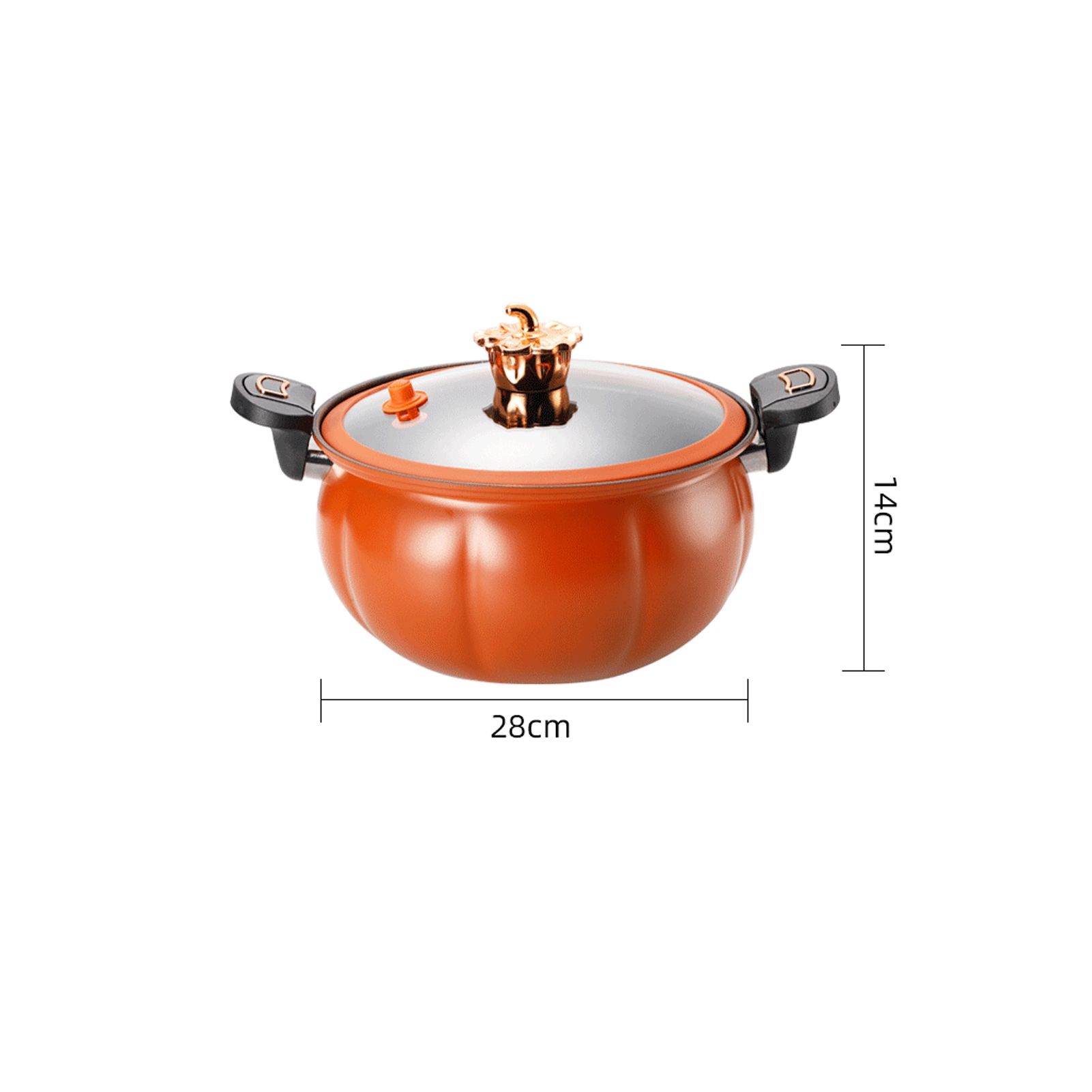 Micro Pressure Cooker Pumpkin Non Stick Multifunctional Soup Pot Gas Stove view 10
