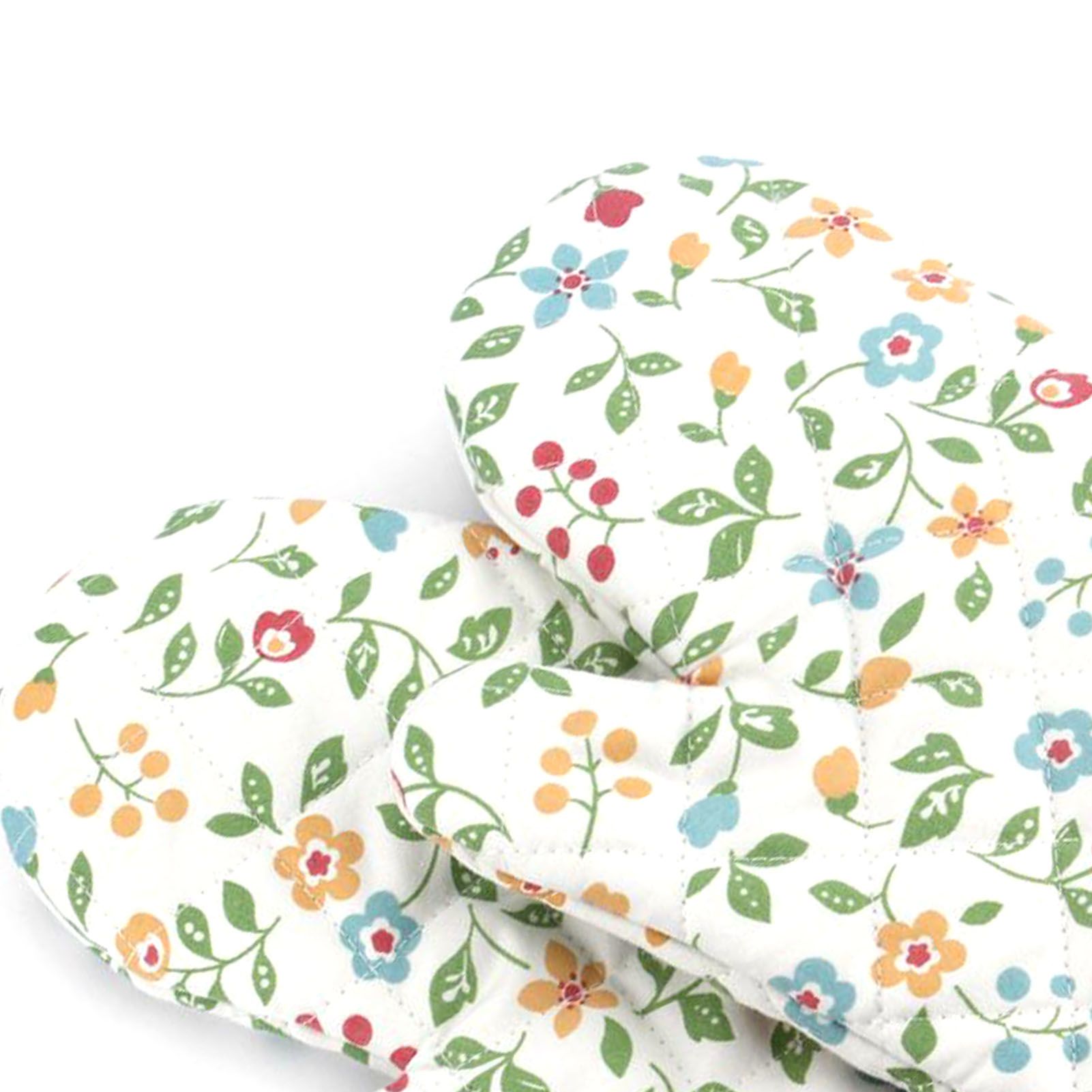 1 Pair Oven Gloves Non Slip Flower Grass Pattern Heat Resistant Microwave view 10