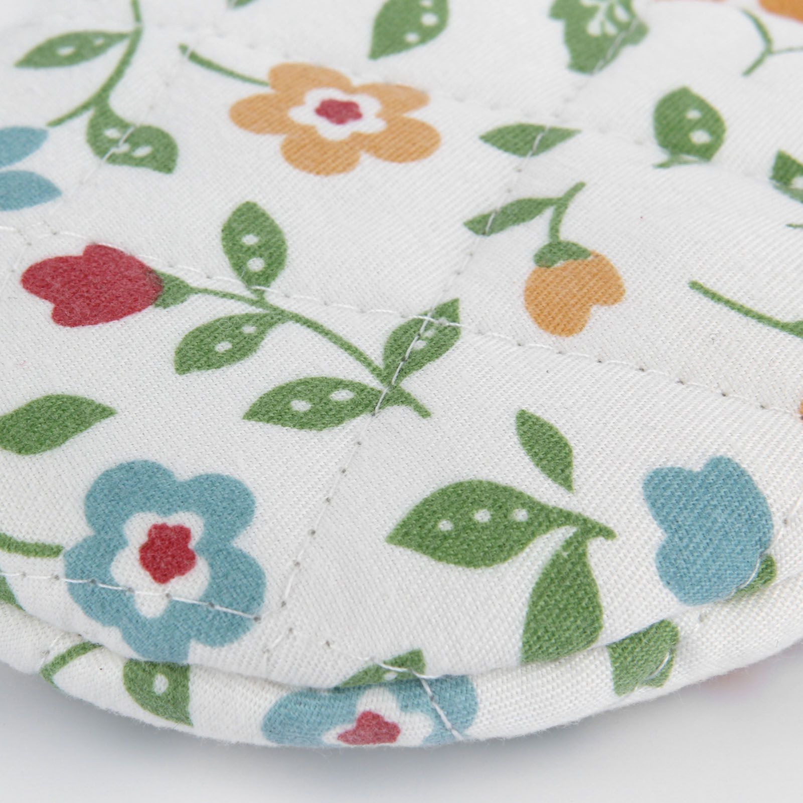 1 Pair Oven Gloves Non Slip Flower Grass Pattern Heat Resistant Microwave view 14