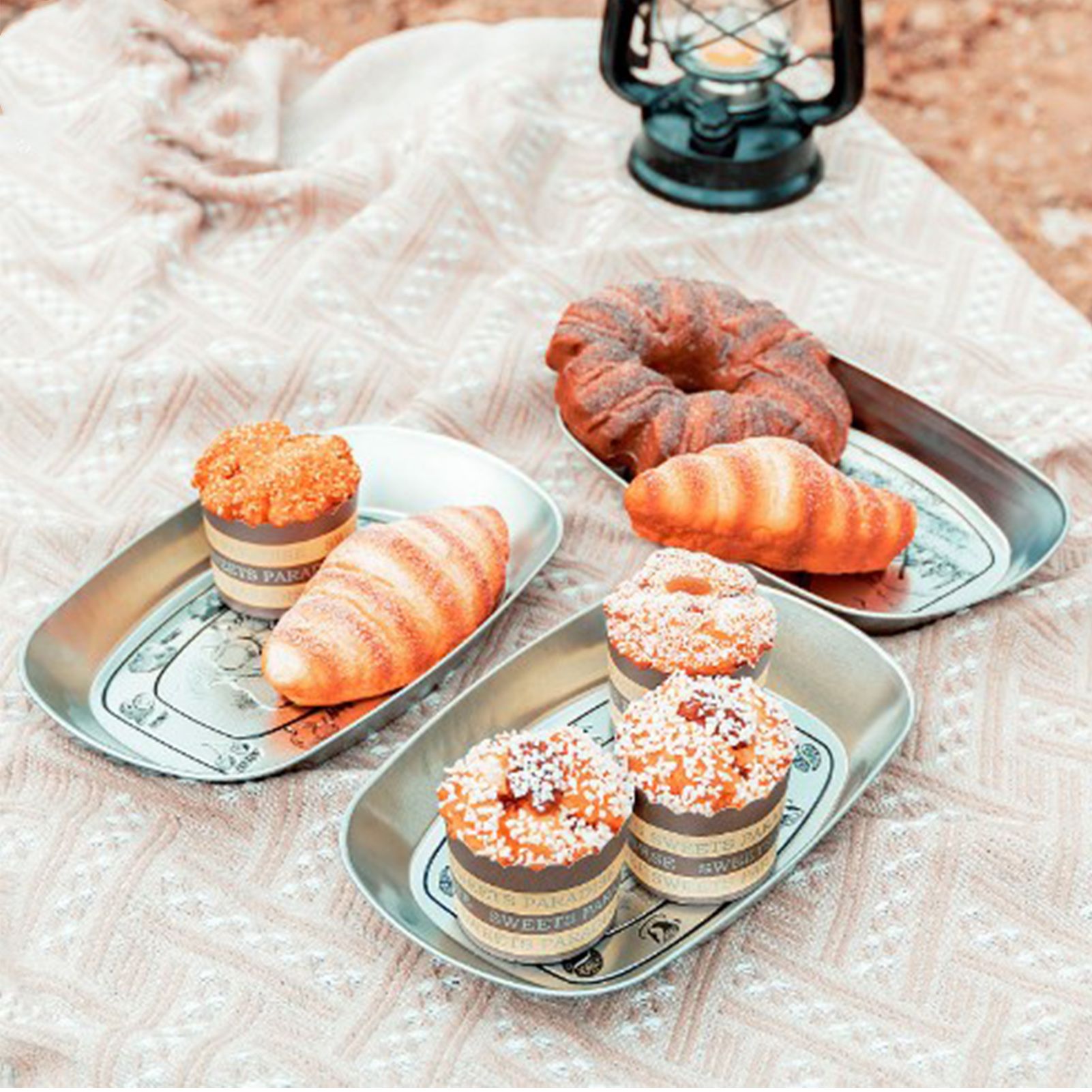 Camping Tinplate Outdoor Dinner Plate Multifunctional Kitchenware European view 5