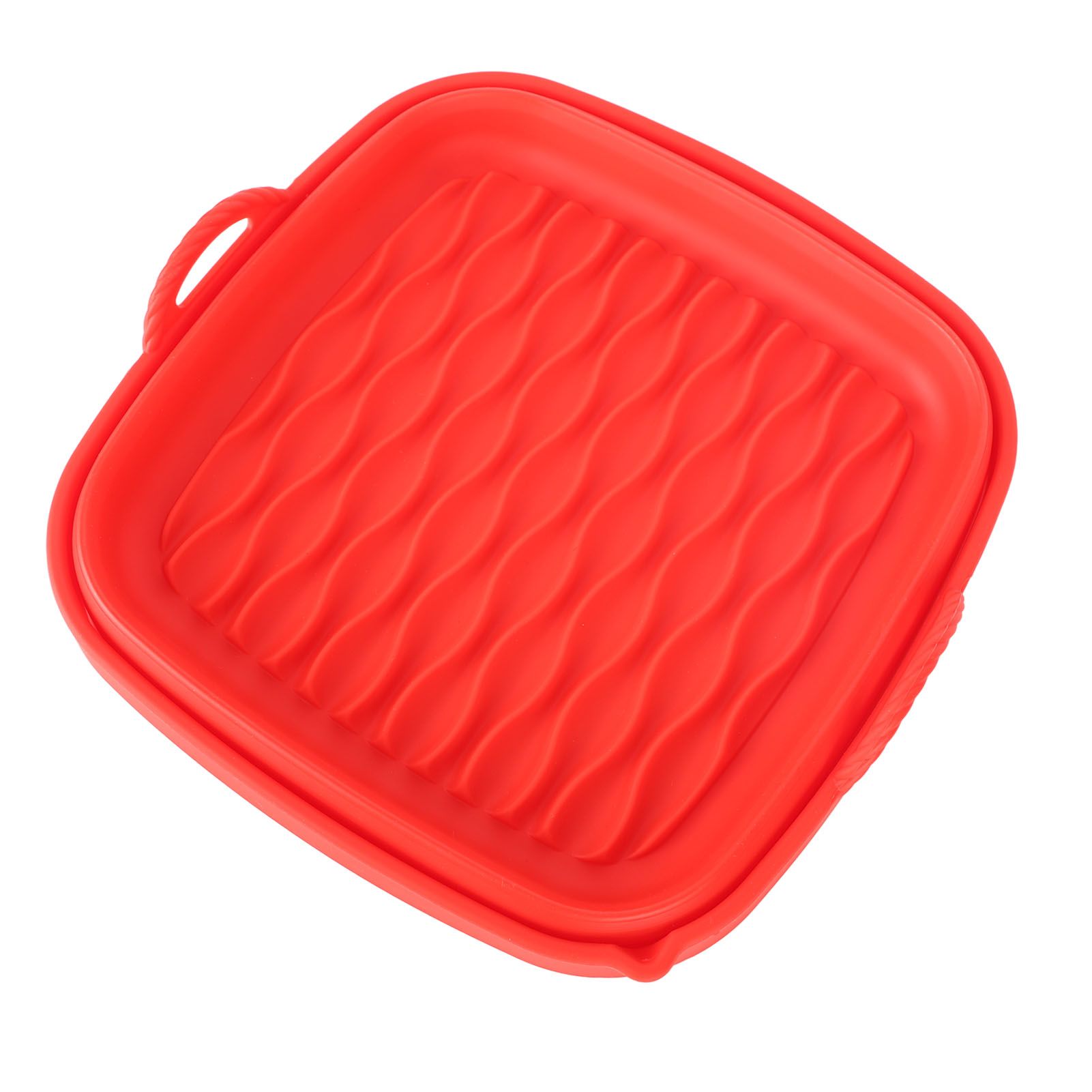 Reusable Fryer Liners Wave Grain Square Fryer Silicone Basket for Home Baking view 4