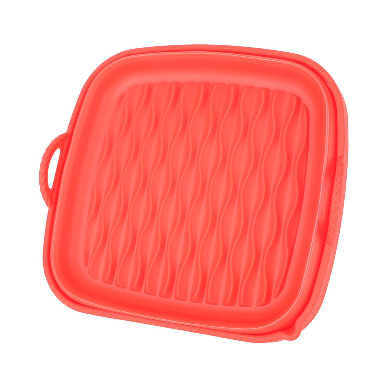 Reusable Fryer Liners Wave Grain Square Fryer Silicone Basket for Home Baking view 9