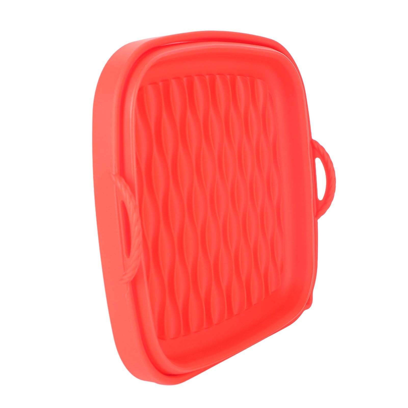 Reusable Fryer Liners Wave Grain Square Fryer Silicone Basket for Home Baking view 10