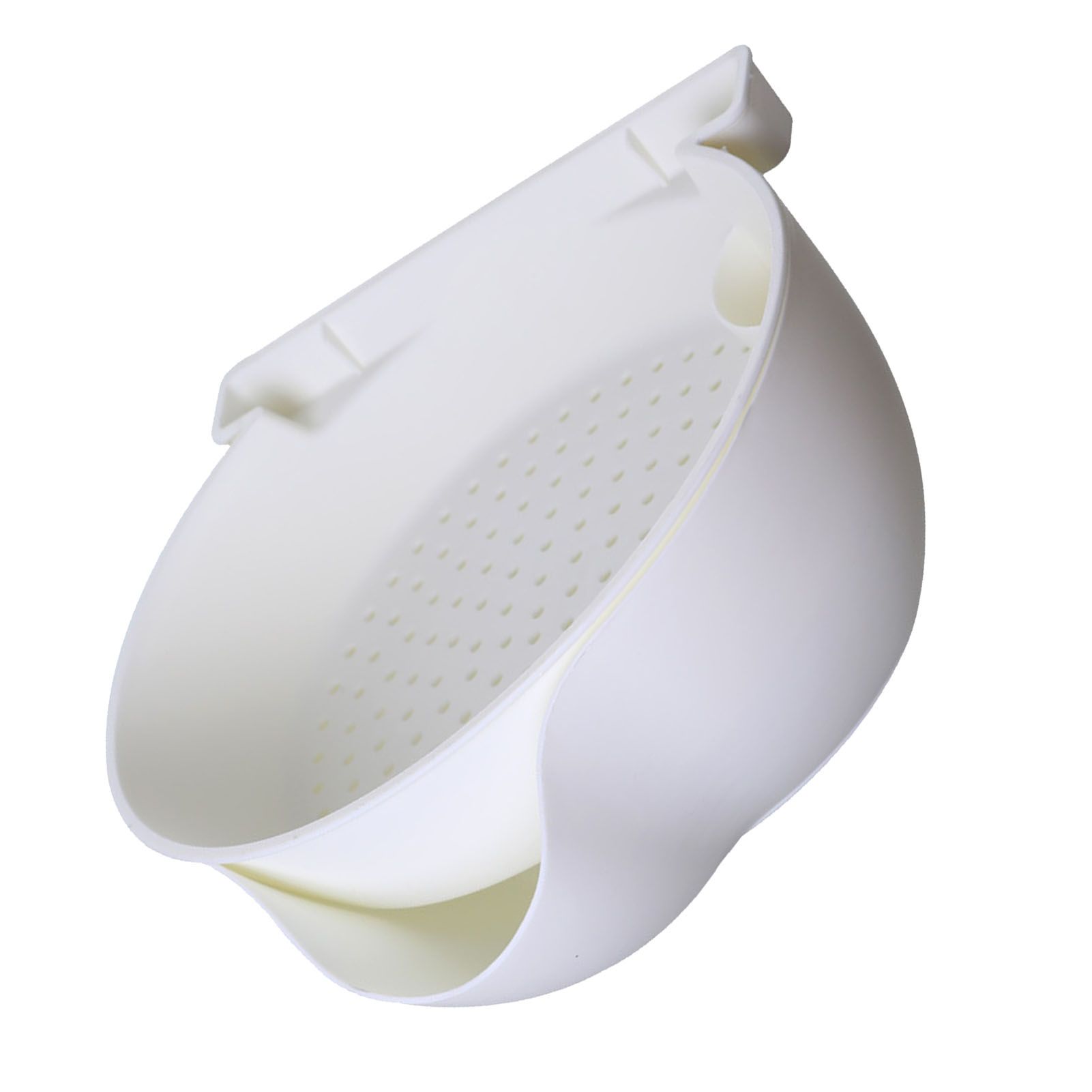 Strainer Bowl 2 Layer Fruit Colander Basket Plastic with Phone Bracket for view 4
