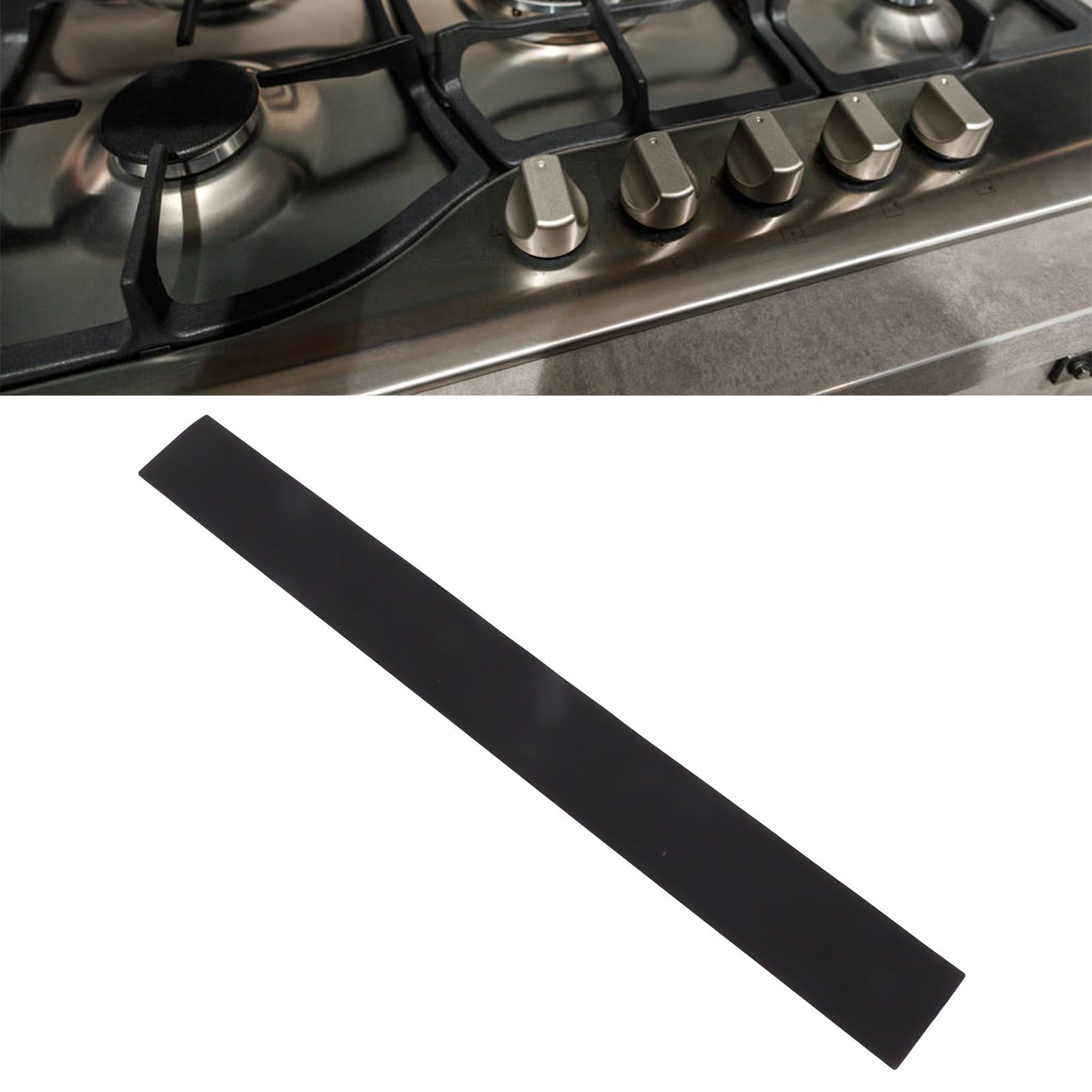 2pcs Kitchen Wide Gap Filler Strip Anti Oil Sealing Strip T Shaped Silicone view 12