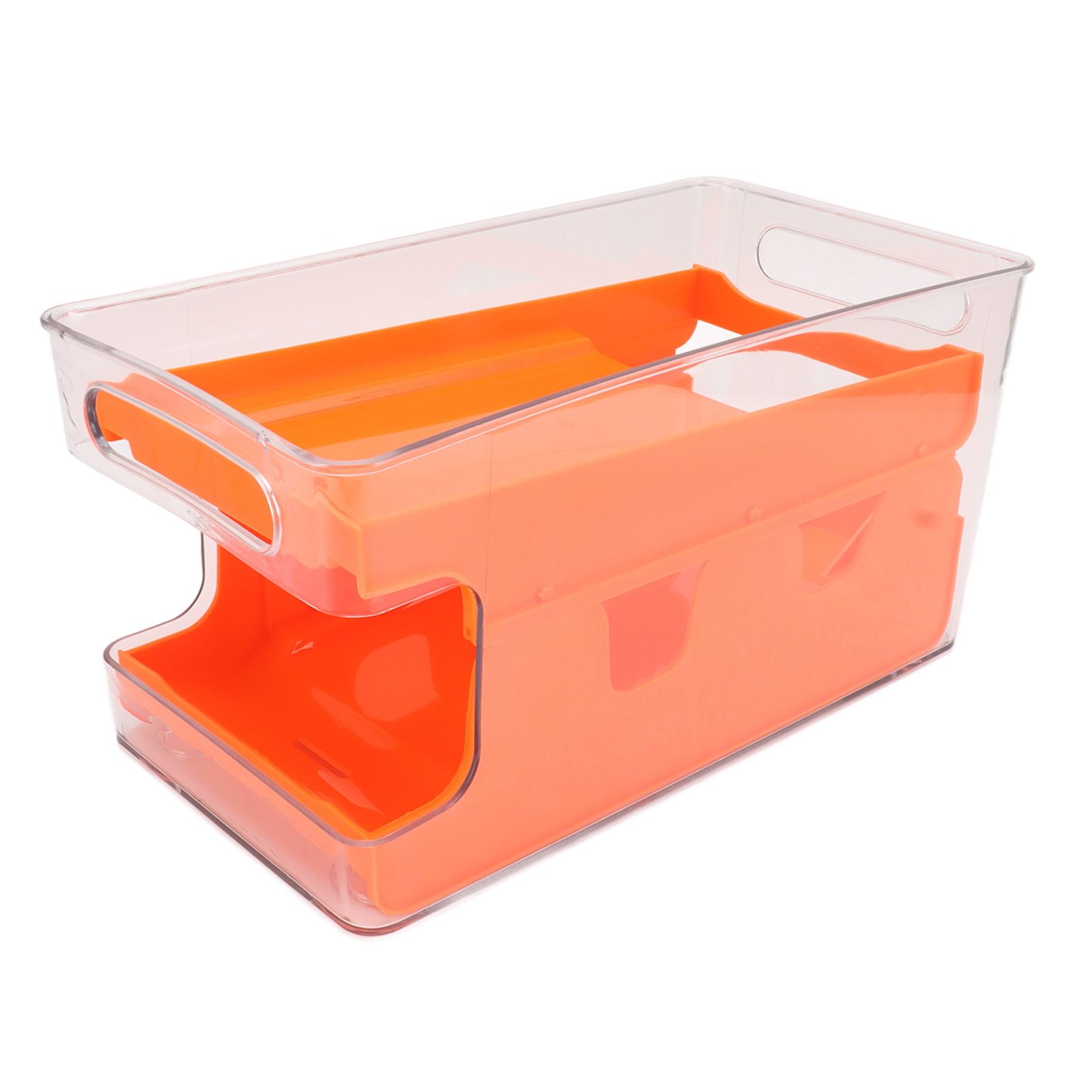 2 Tier Soda Can Rack Beverage Can Can Storage Holder Can Holder for Pantry view 2