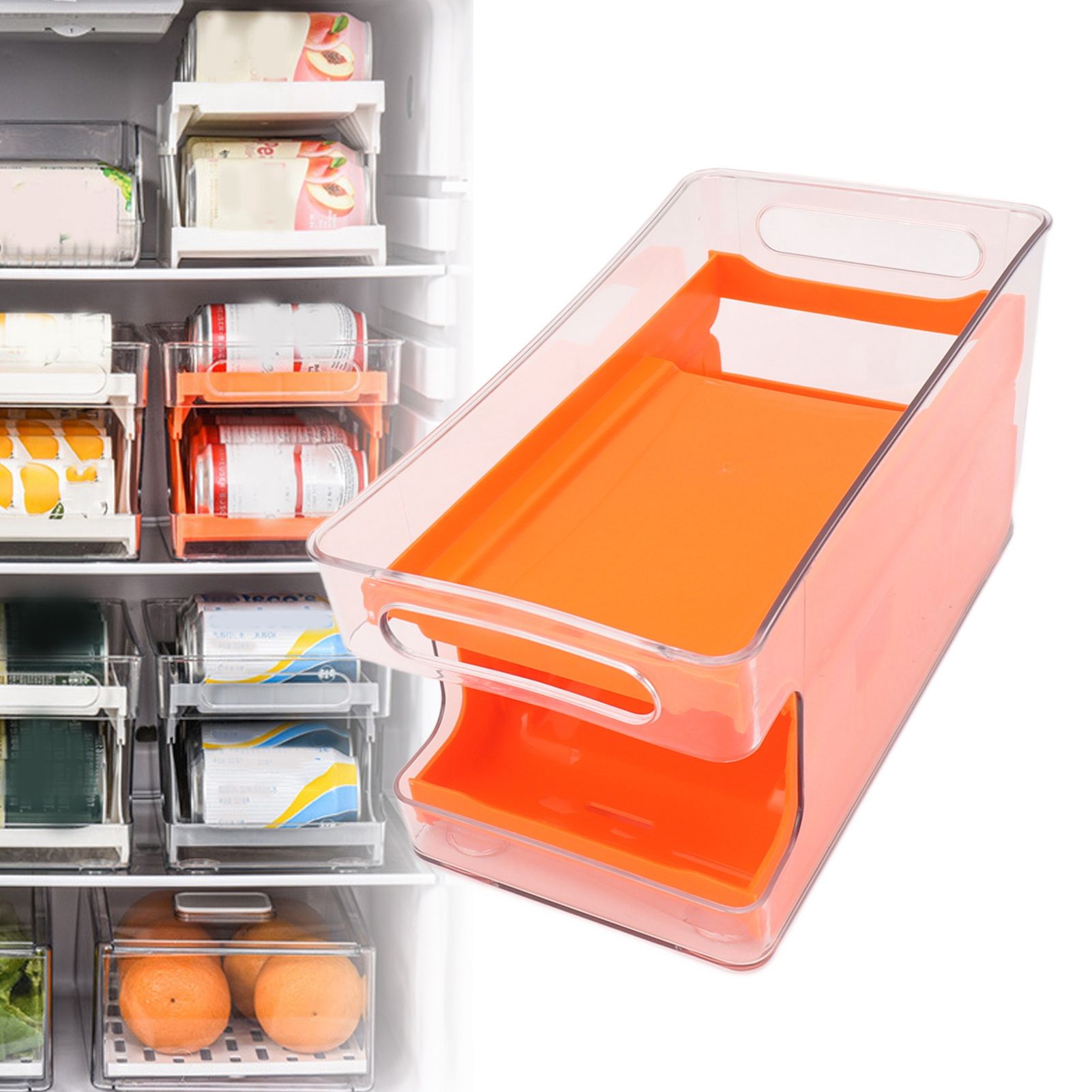 2 Tier Soda Can Rack Beverage Can Can Storage Holder Can Holder for Pantry view 12