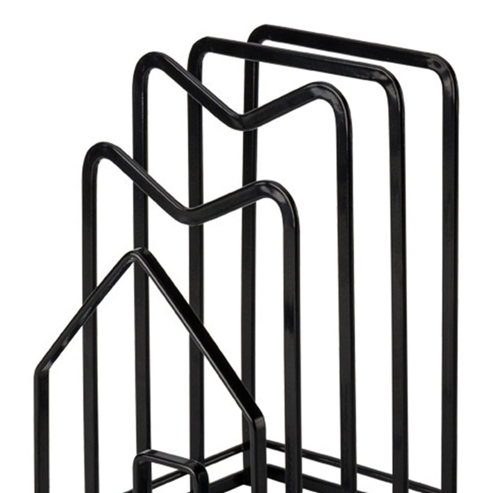 Chopping Board Storage Rack Multifunctional Pot Pan Lid Stand Holder Iron Good view 7