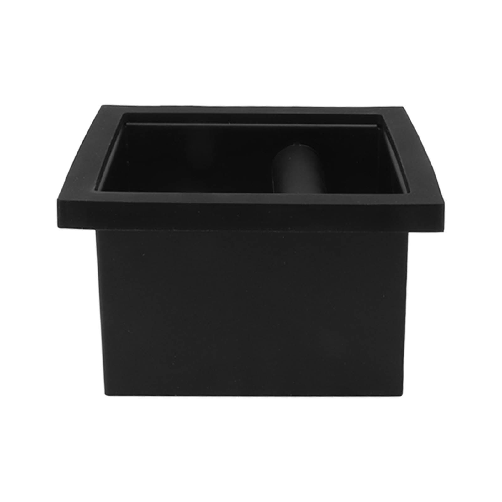 Coffee Ground Knock Box Chute Stainless Steel Built in Desktop Bottomless