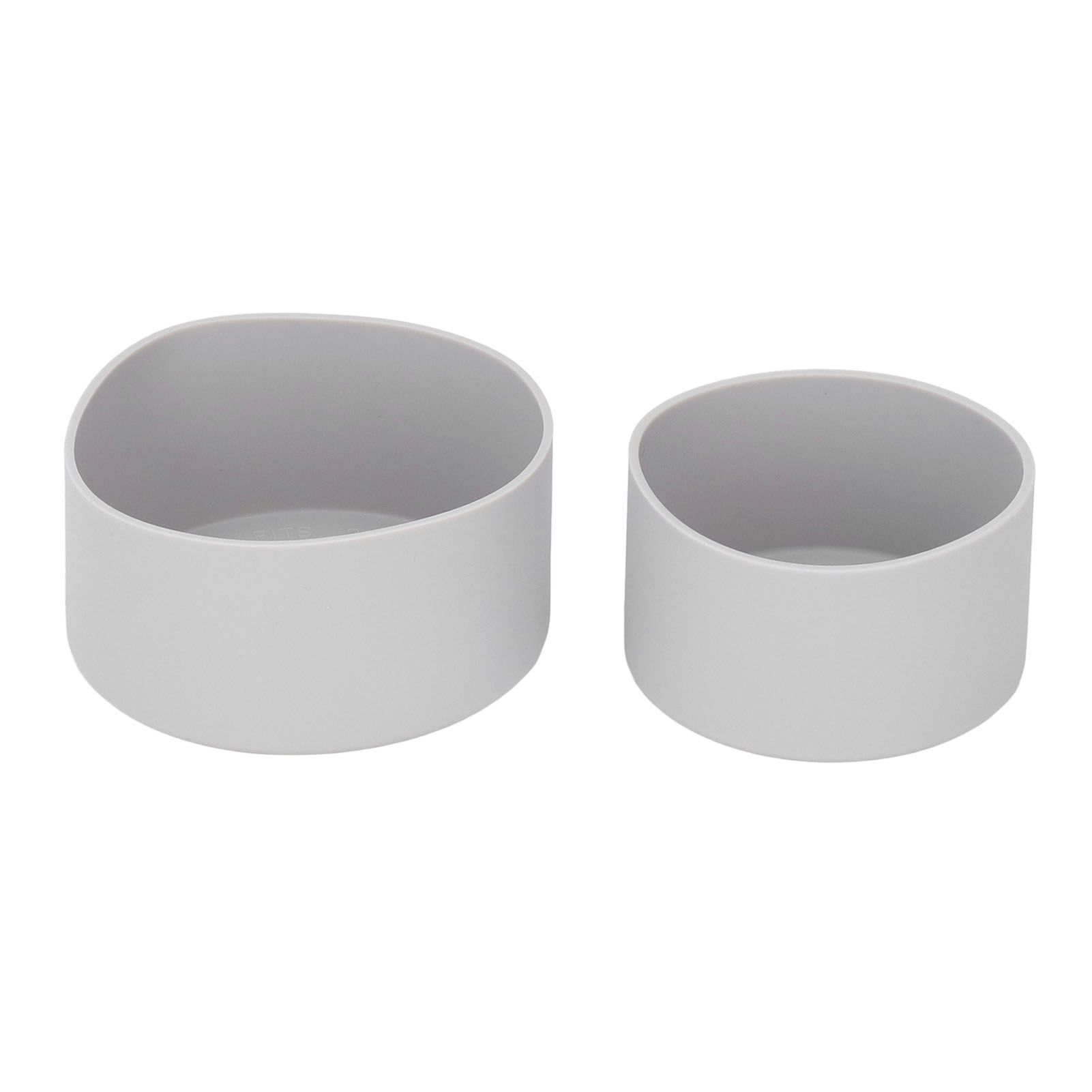 2Pcs Silicone Bumper Boot Protective Water Bottle Bottom Sleeve Cover for