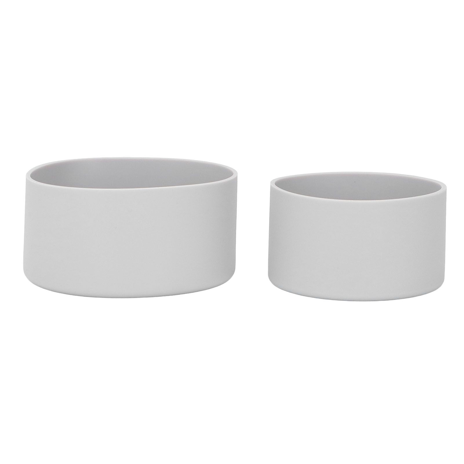 2Pcs Silicone Bumper Boot Protective Water Bottle Bottom Sleeve Cover for view 3