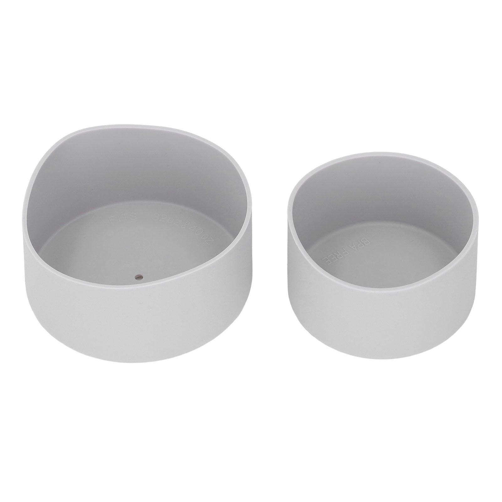 2Pcs Silicone Bumper Boot Protective Water Bottle Bottom Sleeve Cover for view 4