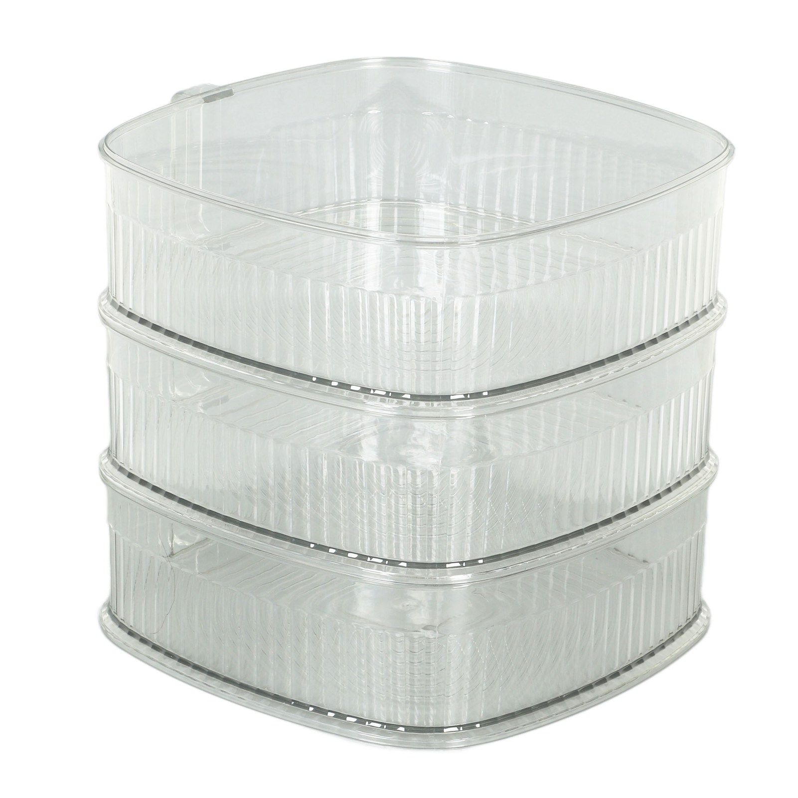 Transparent Dish Dust Cover Dustproof Multi Layer Dish Cover Multifunctional view 2