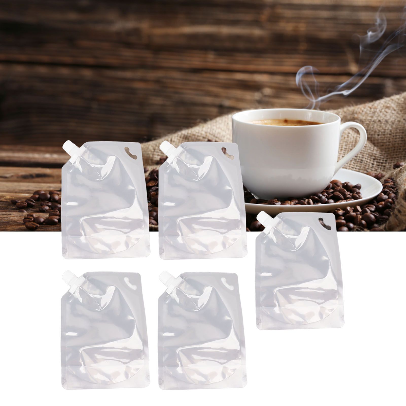5Pcs Grain Sealed Storage Bag Reusable Transparent Grain Storage Bag for Rice view 11