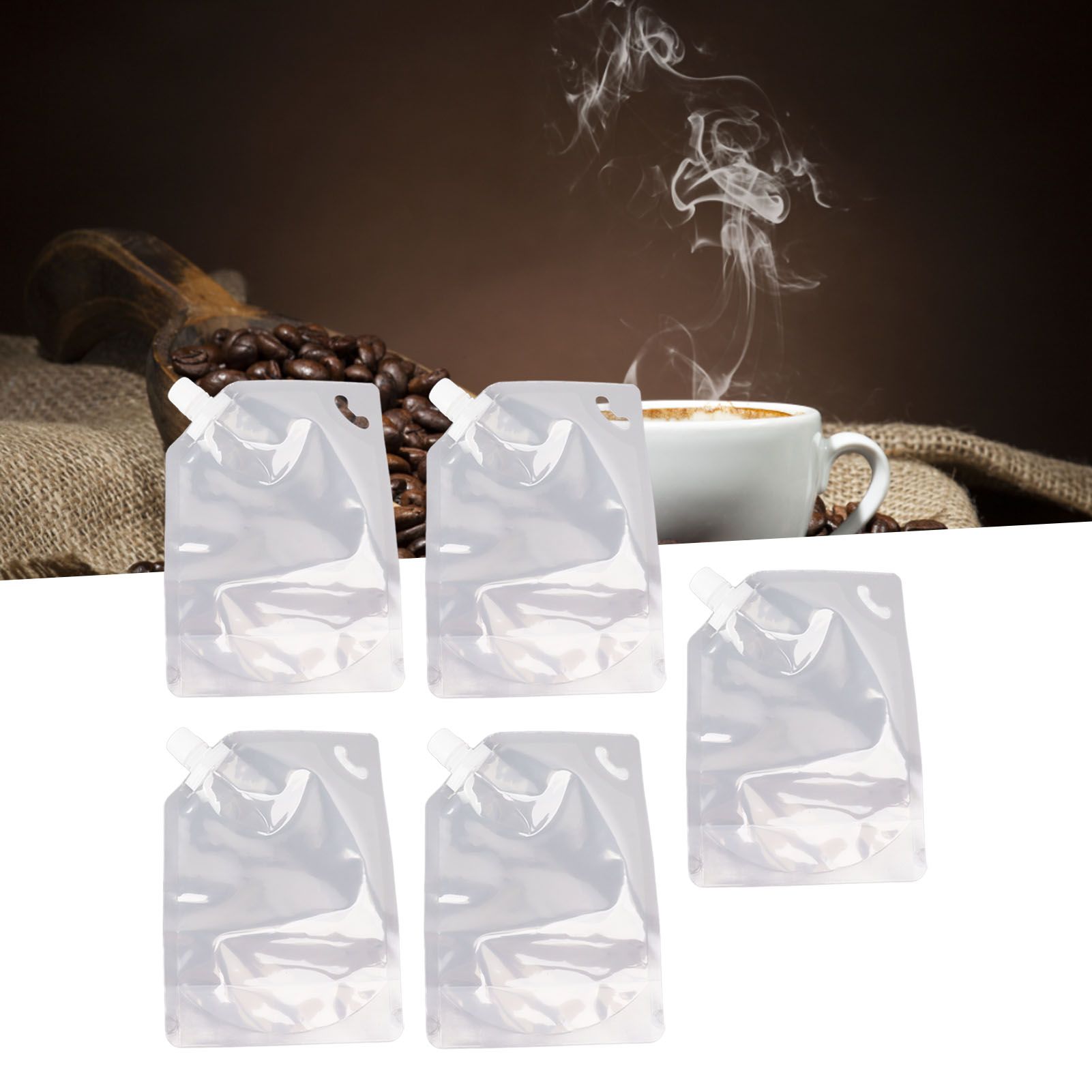 5Pcs Grain Sealed Storage Bag Reusable Transparent Grain Storage Bag for Rice view 12