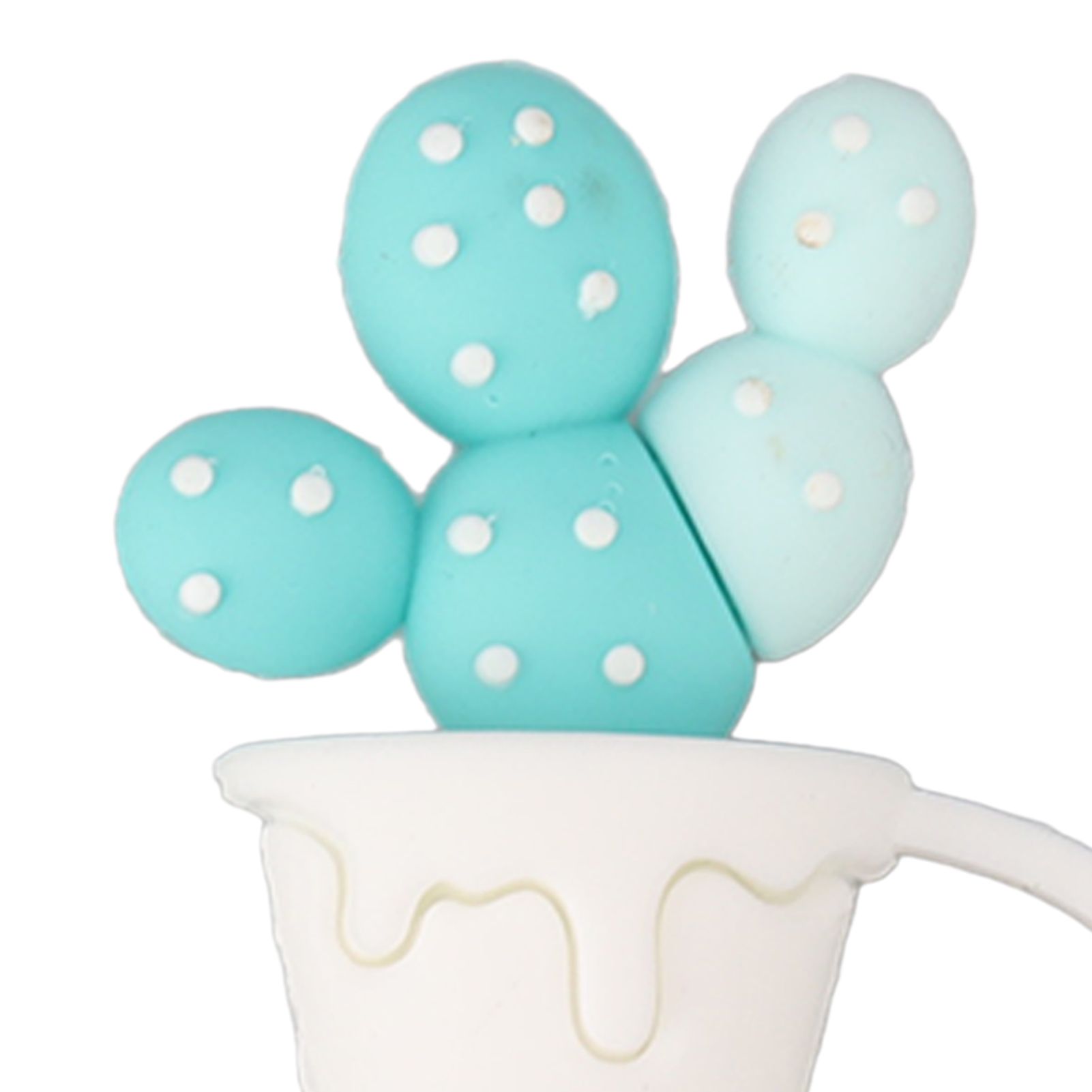 6Pcs Straw Cover Cap Cute Cartoon Reusable Silicone Toppers Drinking Tips Lids view 14