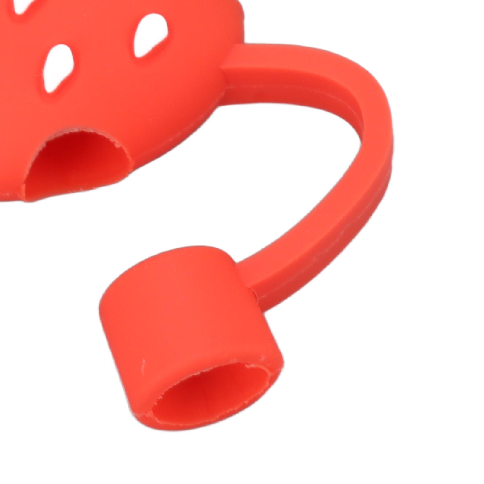 6Pcs Straw Cover Cap Cute Cartoon Reusable Silicone Toppers Drinking Tips Lids view 13