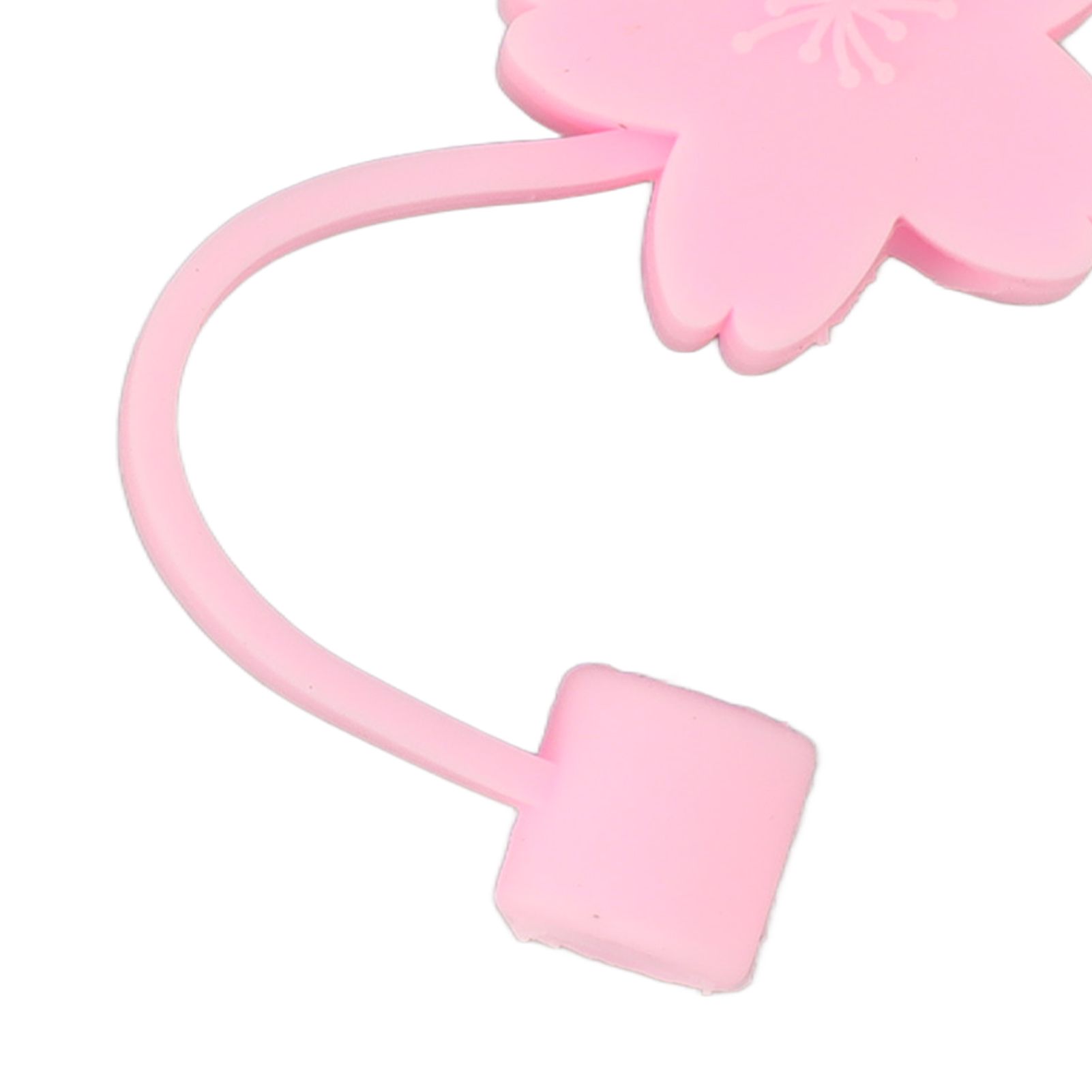 6Pcs Straw Cover Cap Cute Cartoon Reusable Silicone Toppers Drinking Tips Lids view 15