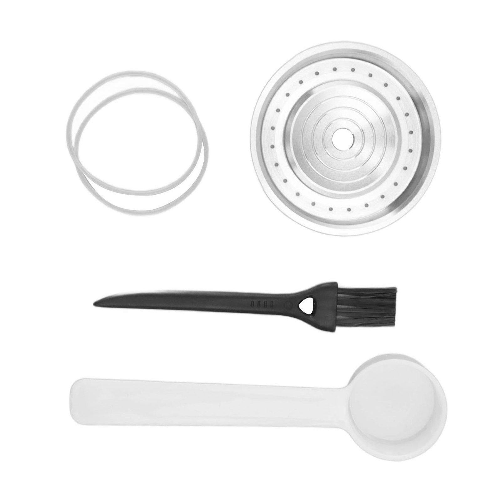 Coffee Capsule Lid 304 Stainless Steel Rust Proof Reusable Refillable Coffee view 6