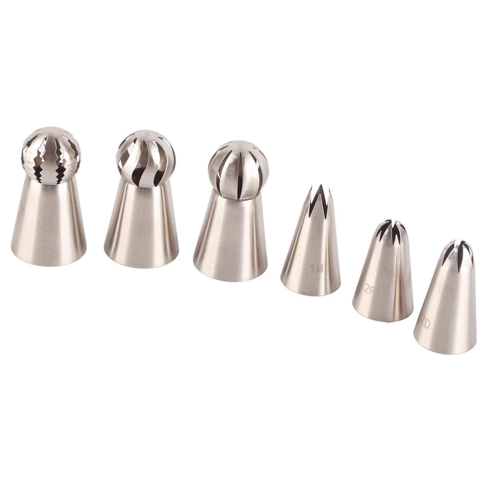 6PCS Baking Tip Stainless Steel Decorating Pastry Piping Nozzle Set for Cake view 8