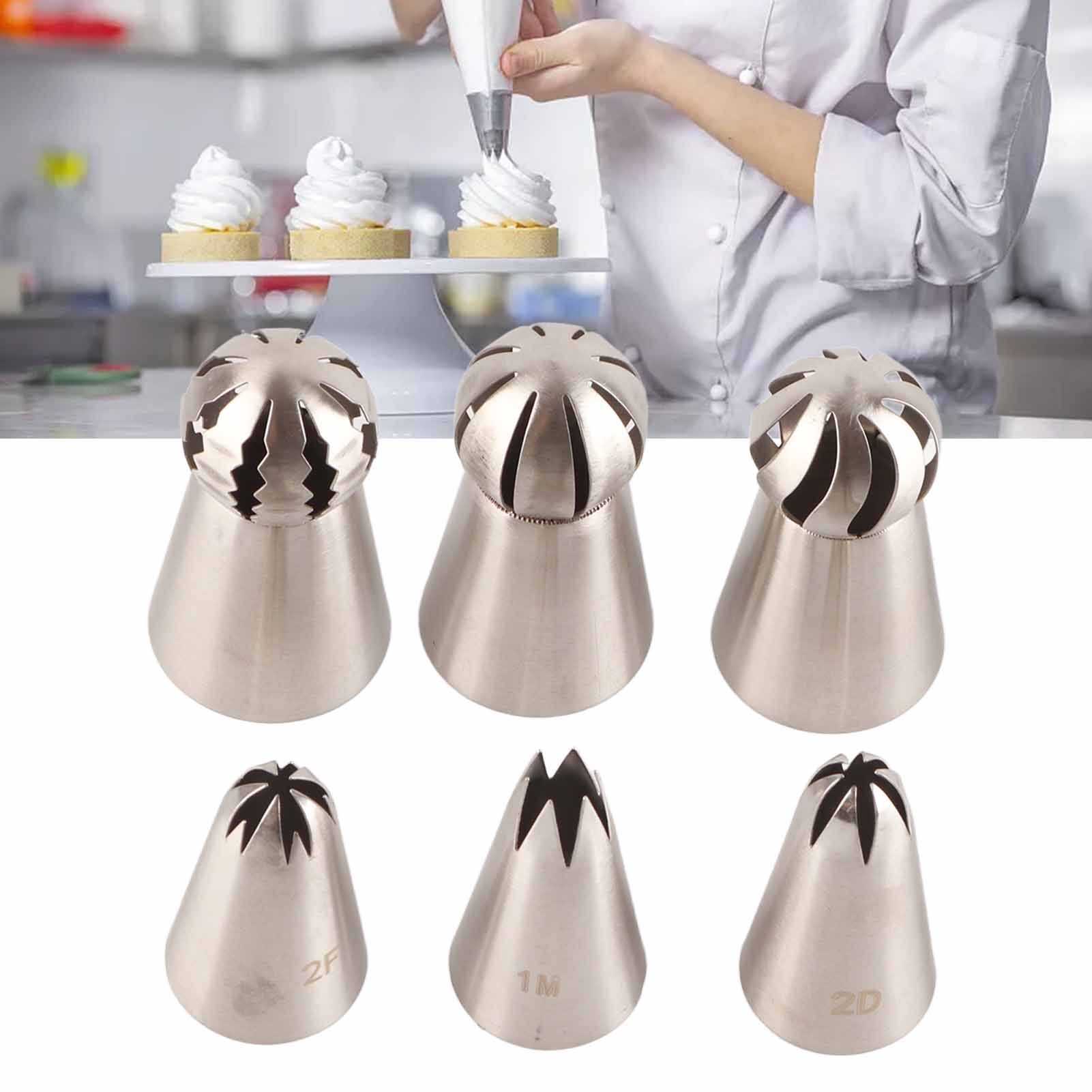 6PCS Baking Tip Stainless Steel Decorating Pastry Piping Nozzle Set for Cake view 11