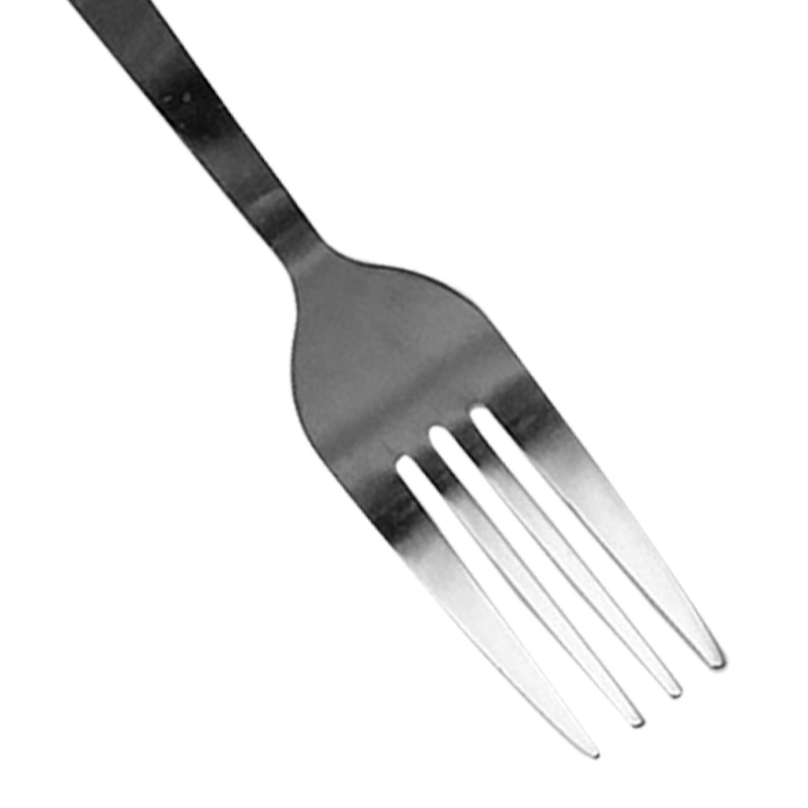 3 Piece Tableware Utensils Set Spoon Forks Chopsticks Rounded Stainless Steel view 8