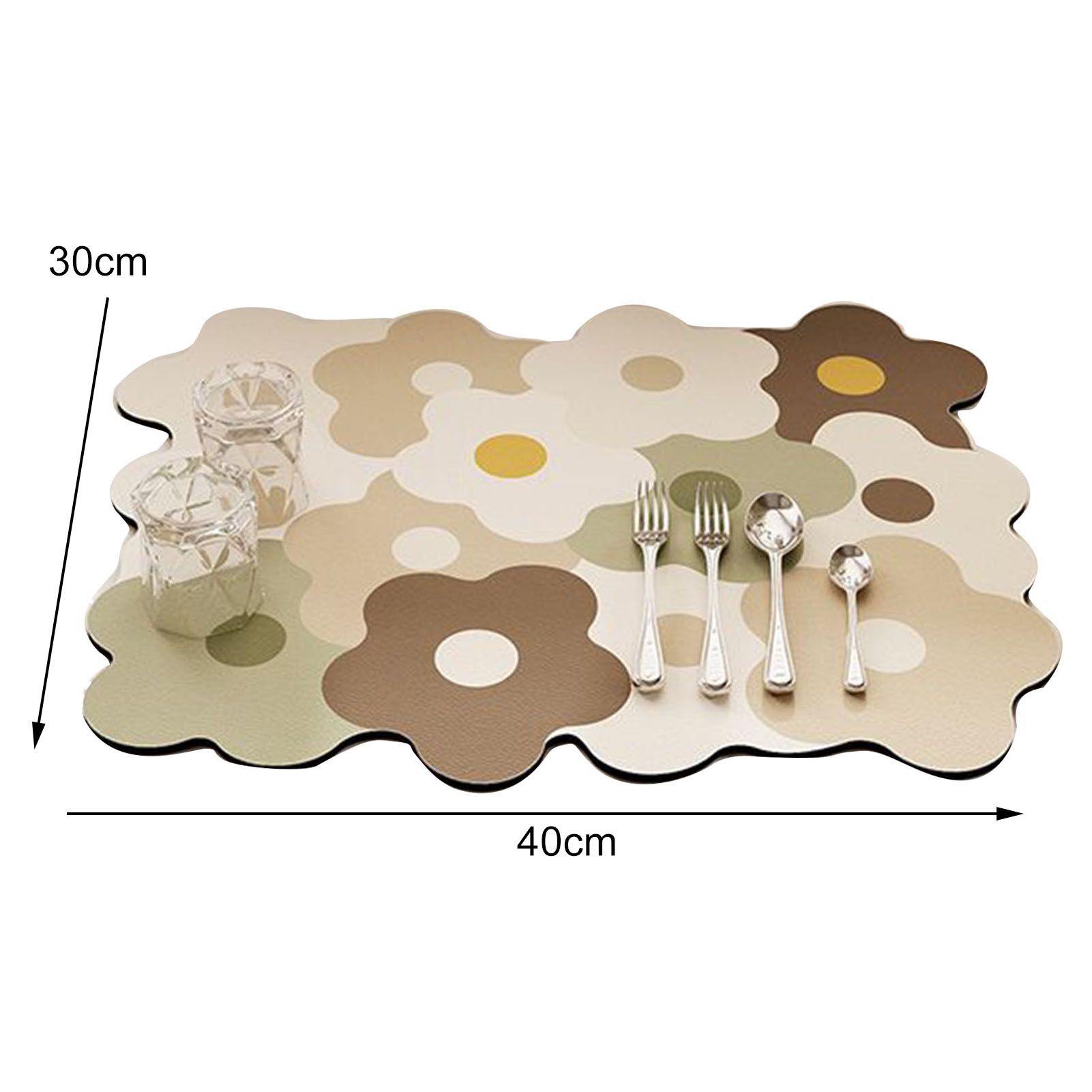 Kitchen Counter Dish Drying Mat Refreshing Cute Elegant Heat Resistant view 9