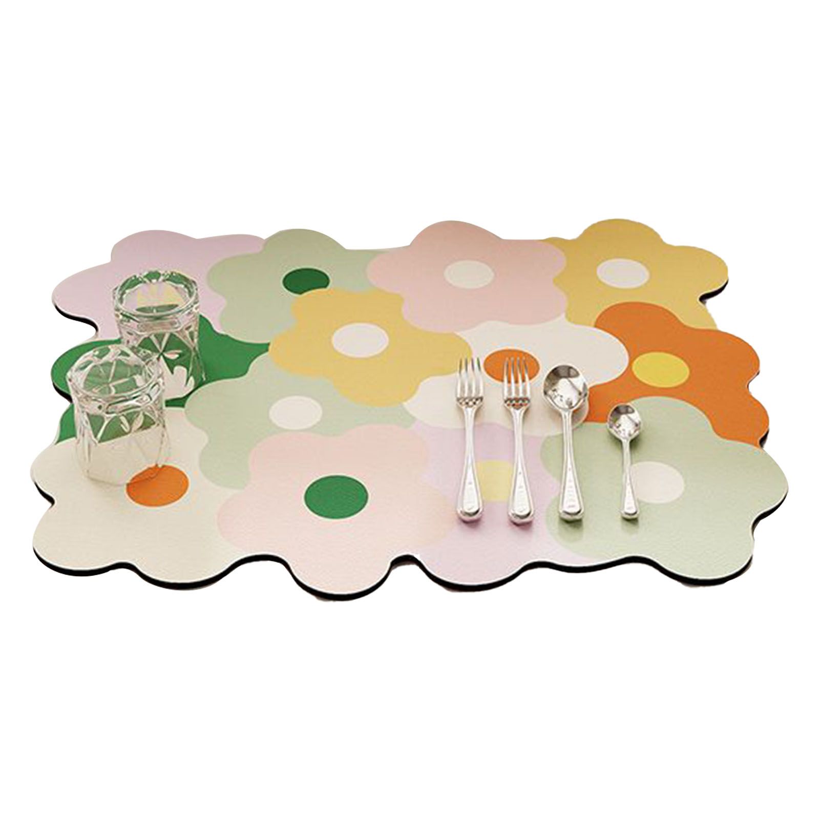 Kitchen Counter Dish Drying Mat Refreshing Cute Elegant Heat Resistant