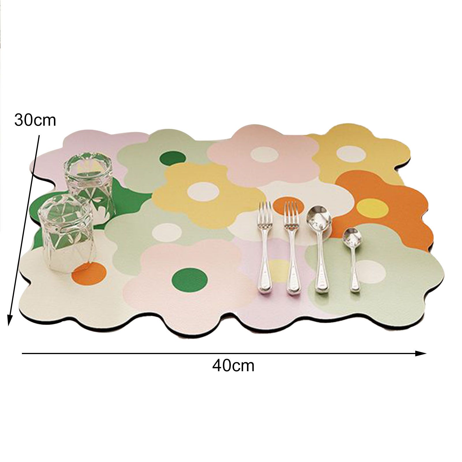 Kitchen Counter Dish Drying Mat Refreshing Cute Elegant Heat Resistant view 13